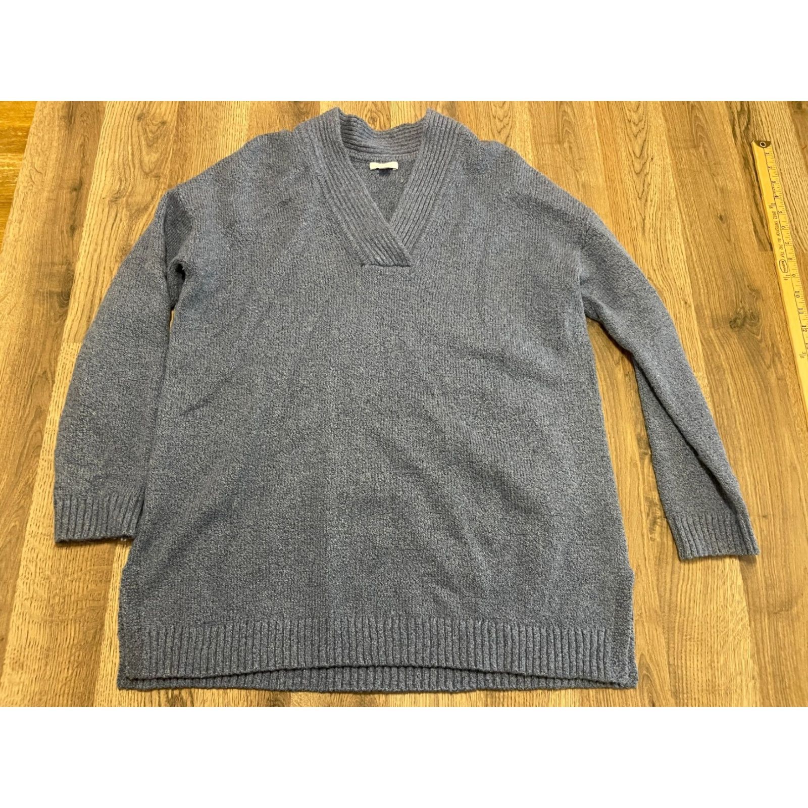 J. Jill J. Jill Sweater Women’s Medium Blue V-neck Pullover Pullover Size M / US 6-8 / IT 42-44 - 2 Thumbnail