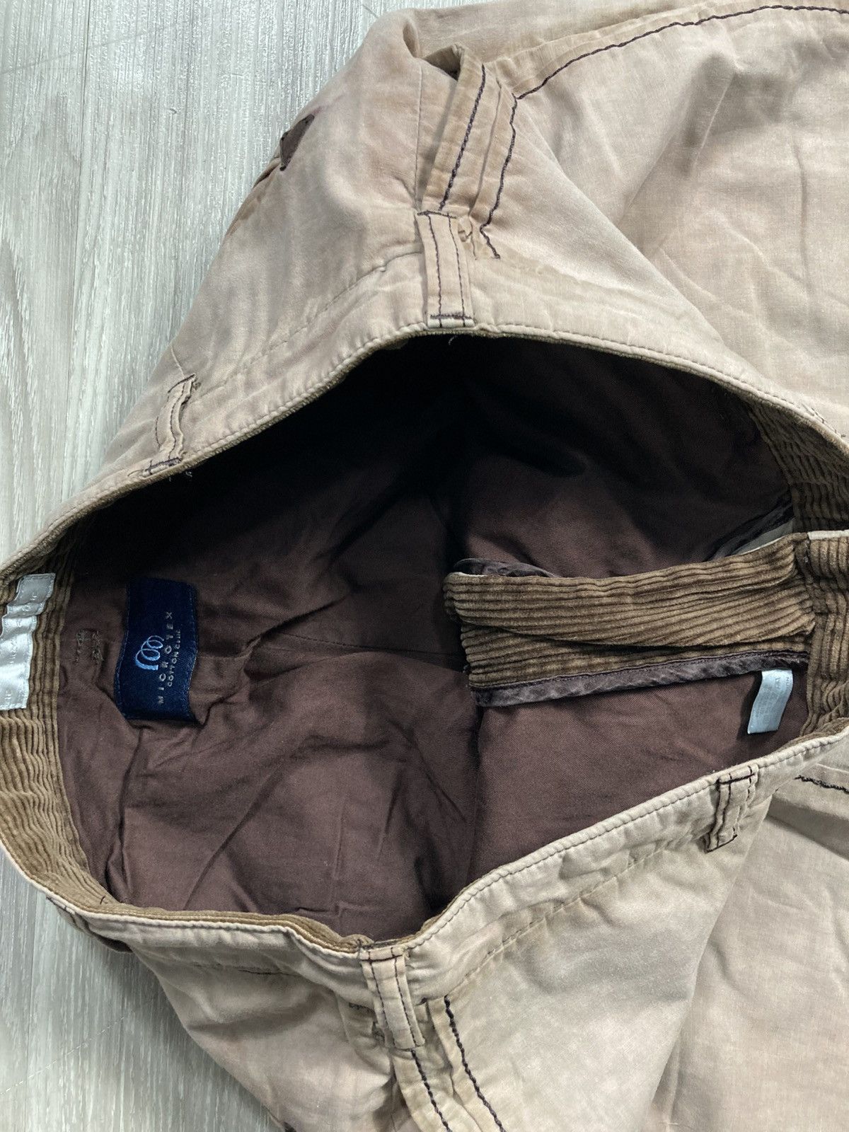 Number (N)ine 2009 Era Number Nine Japan Microtex Double Knee Faded Pant Size US 31 - 6 Thumbnail