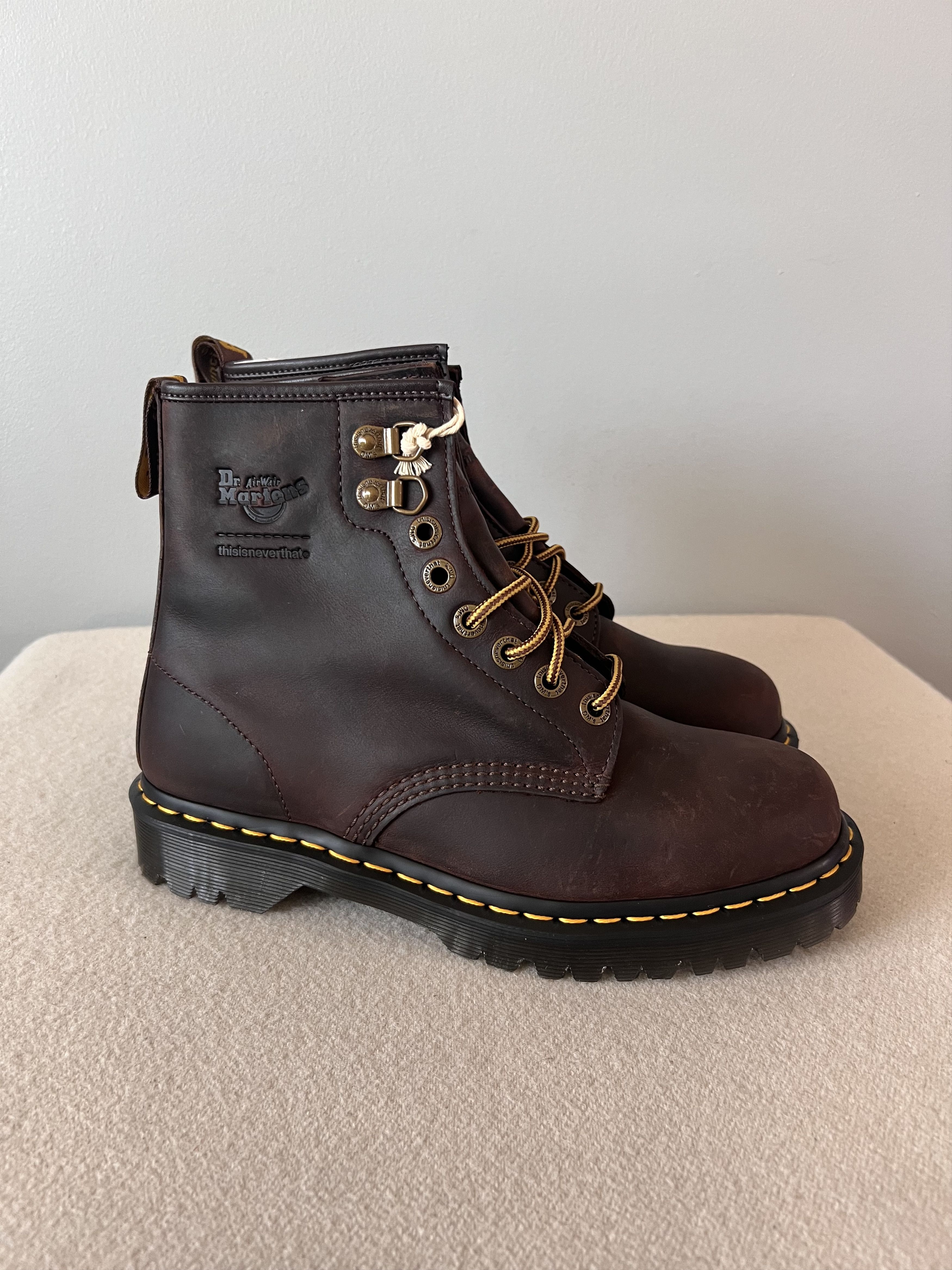 Dr. Martens Dr. Martens thisisneverthat 1460 Boots Chestnut Brown Tint Size US 13 / EU 46 - 1 Thumbnail