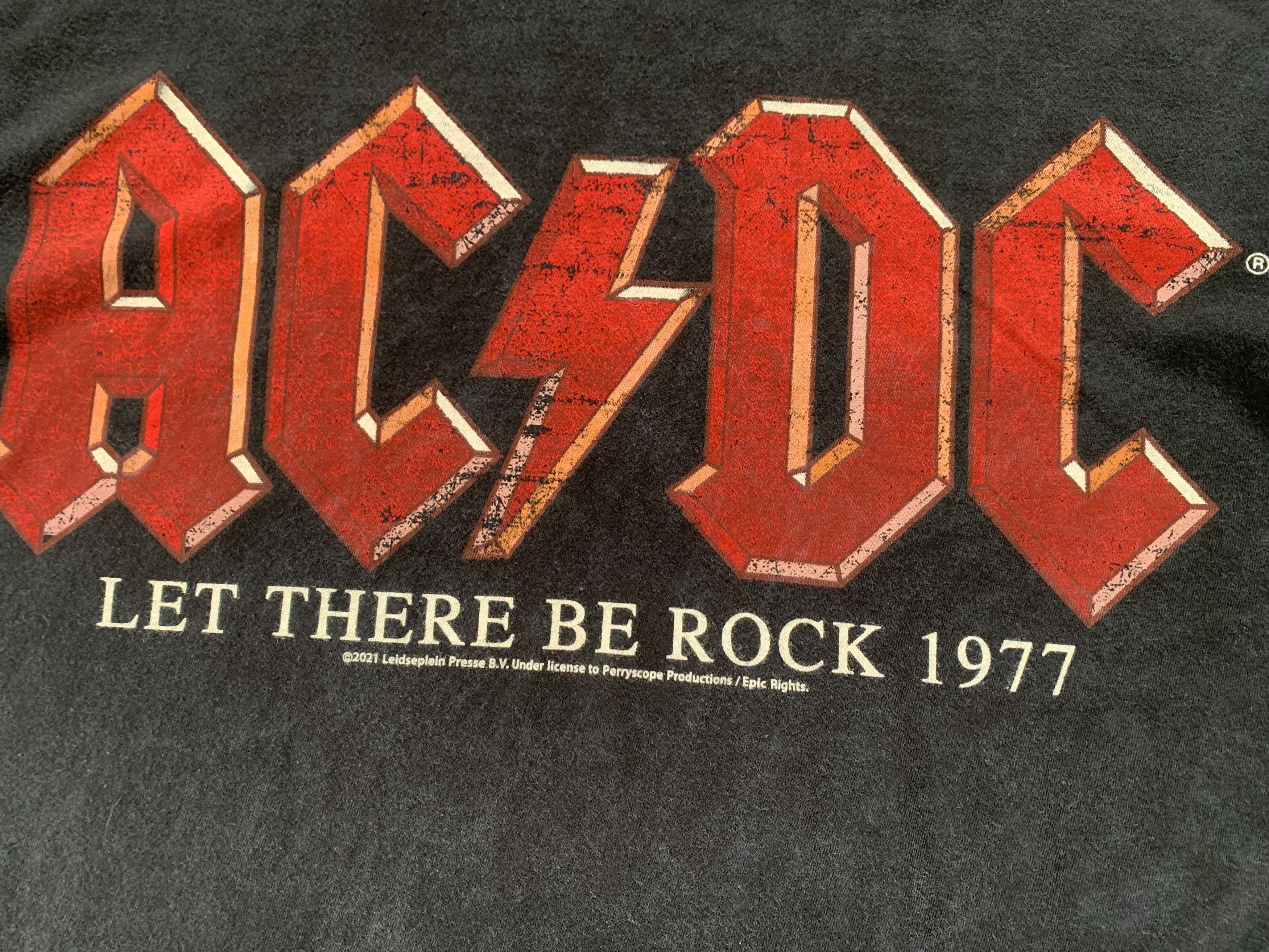 AC/DC × Band Tees × Vintage AC/DC Tie Dye Cotton T Shirt 2023 Size US L / EU 52-54 / 3 - 5 Thumbnail
