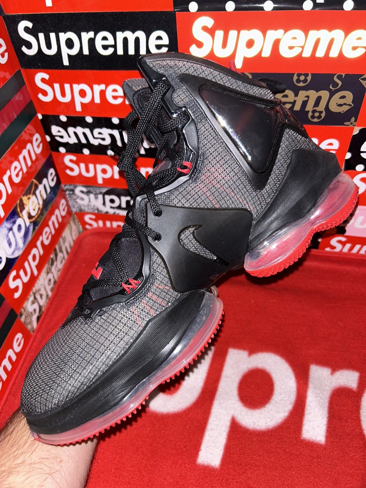 Nike Nike Lebron 19 BRED CZ0203-001 size 12 with box Size US 12 / EU 45 - 9 Thumbnail