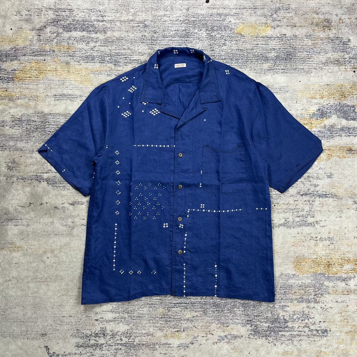 Indigo × Kapital Kapital indigo open collar shirt Size US M / EU 48-50 / 2 - 1 Thumbnail