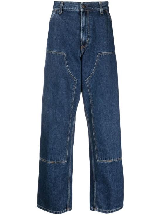 Carhartt Wip CARHARTT WIP Men Denim Pants I032699 0106 Blue Size US 33 - 1 Thumbnail