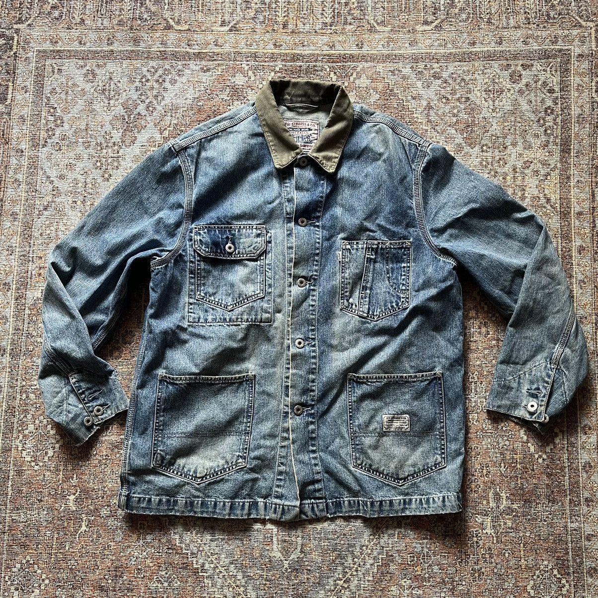 Levi's Vintage Levis Chore Coat 70665 Size US L / EU 52-54 / 3 - 1 Thumbnail