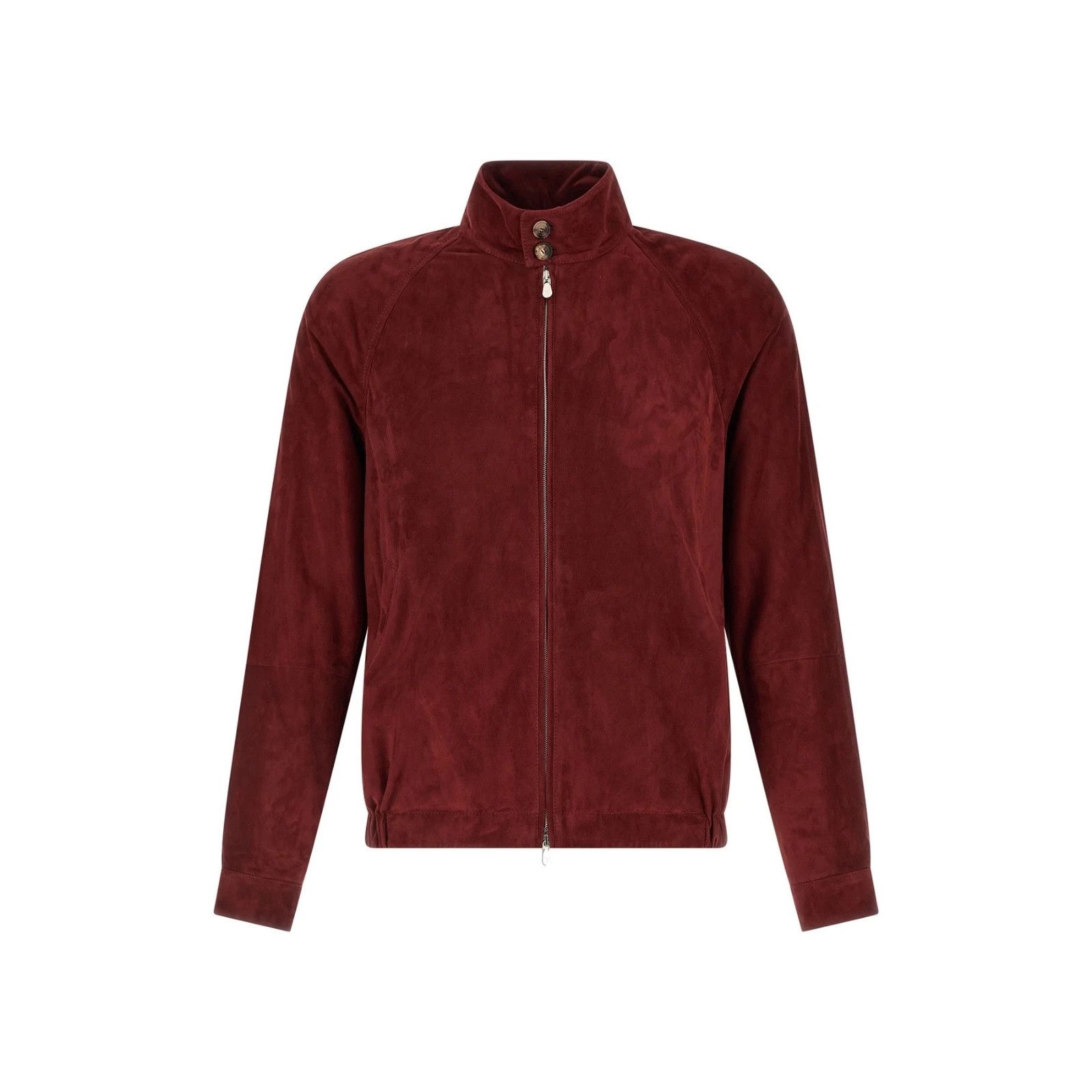 Brunello Cucinelli BRUNELLO CUCINELLI $8900 Cherry Suede Jacket New & Authentic Size US XXL / EU 58 / 5 - 1 Thumbnail