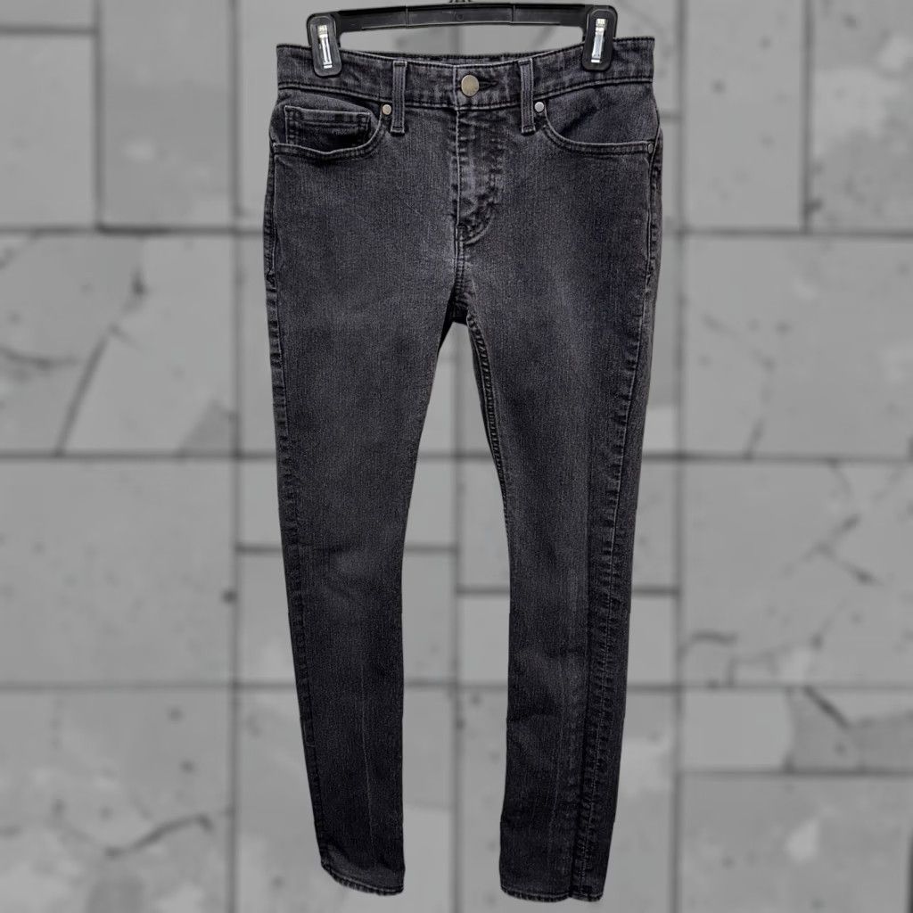 Vintage Veece Jeans Slim Straight Cotton Blend Black Bank Size 30 X 34 Mens Regular Denim Straight 34in Inseam Shirt? Size US 30 / EU 46 - 1 Thumbnail