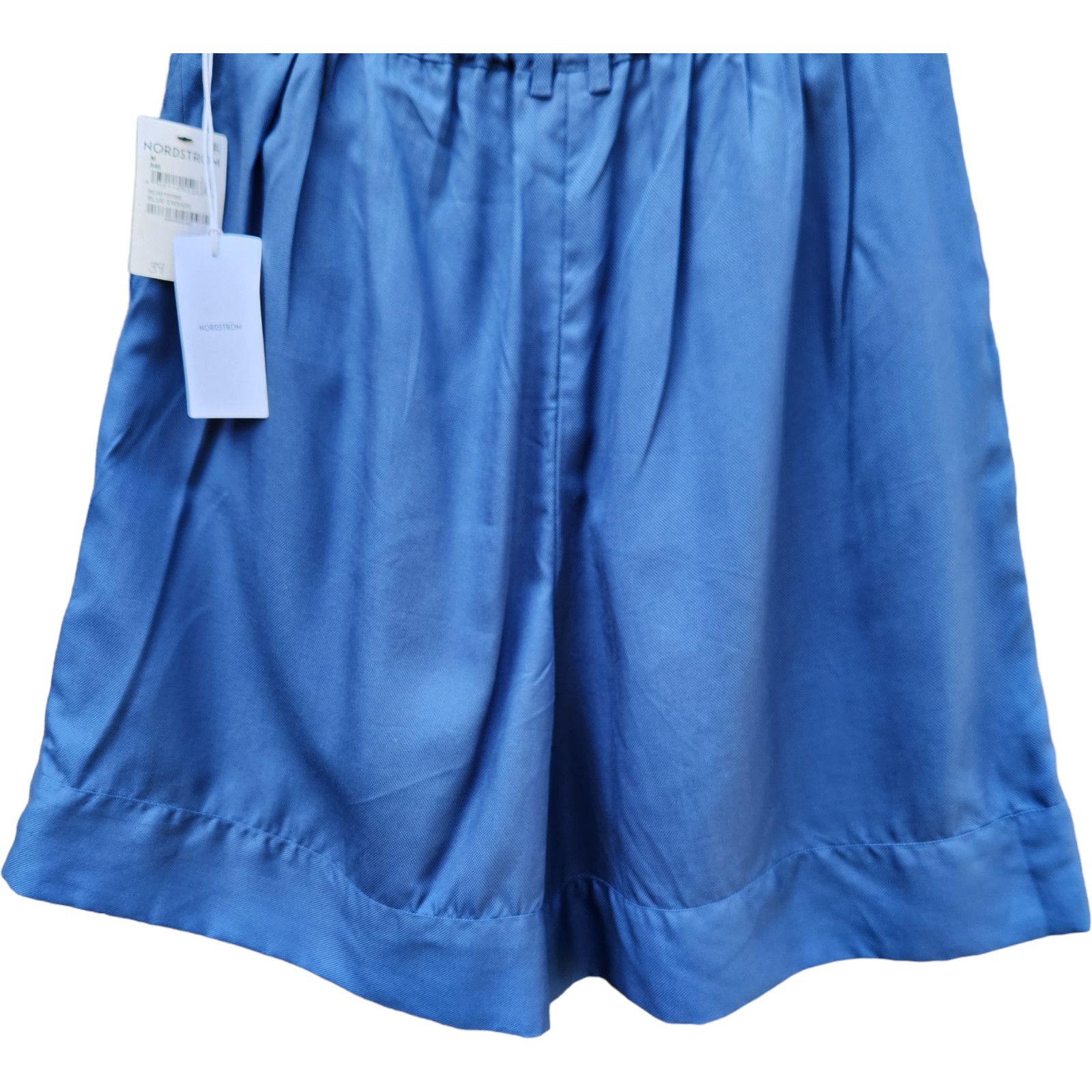 Nordstrom Nordstrom Medium Blue Ensign Shorts Elastic Waist Pocket NWT Size 28" / US 6 / IT 42 - 10 Thumbnail