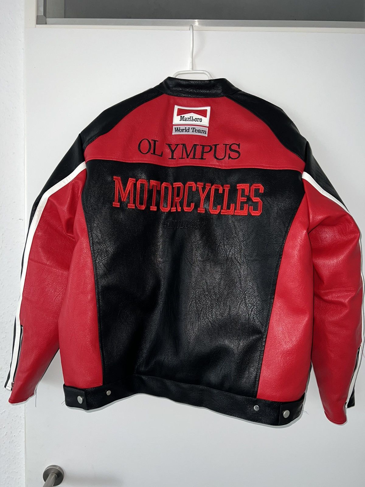 Other × Vintage Ferrari Racing leather Jacket Size US M / EU 48-50 / 2 - 15 Thumbnail