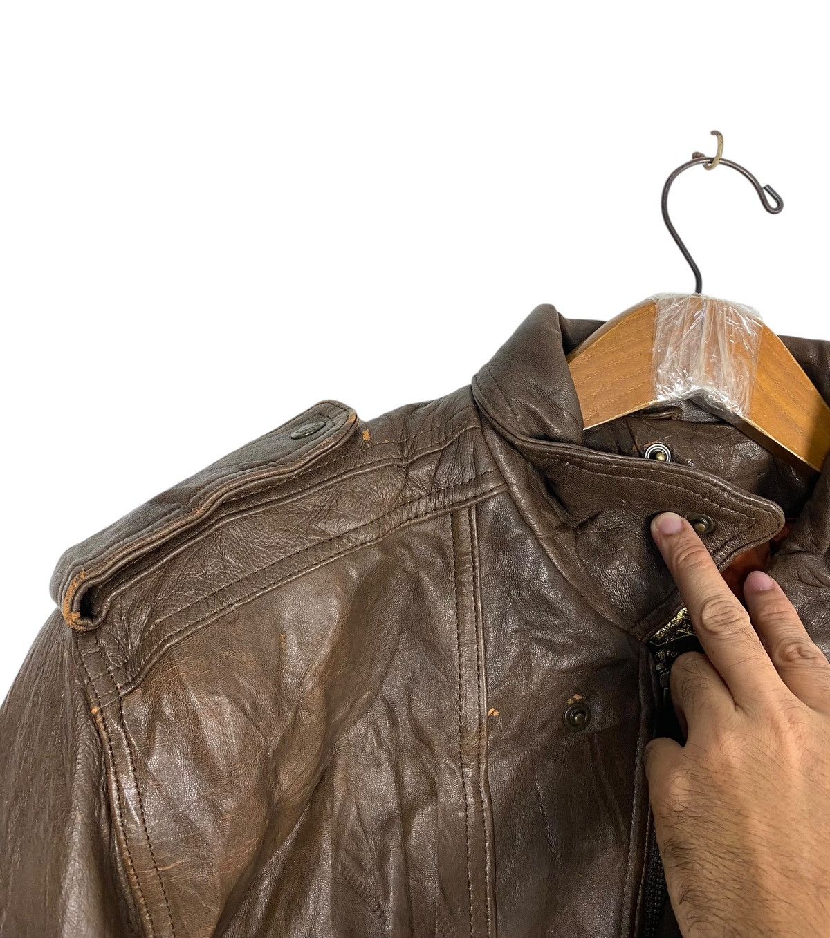 Vintage Rare‼️ Vintage Wind Armor Sheepskin Leather Jacket Size US M / EU 48-50 / 2 - 14 Thumbnail