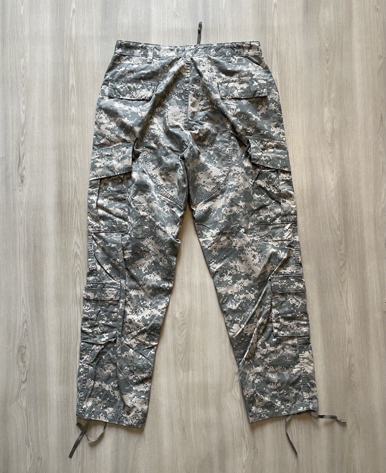 Vintage Vtg Y2K Digital Camo Military Cargo Pants Size Large Long Size US 35 - 3 Thumbnail