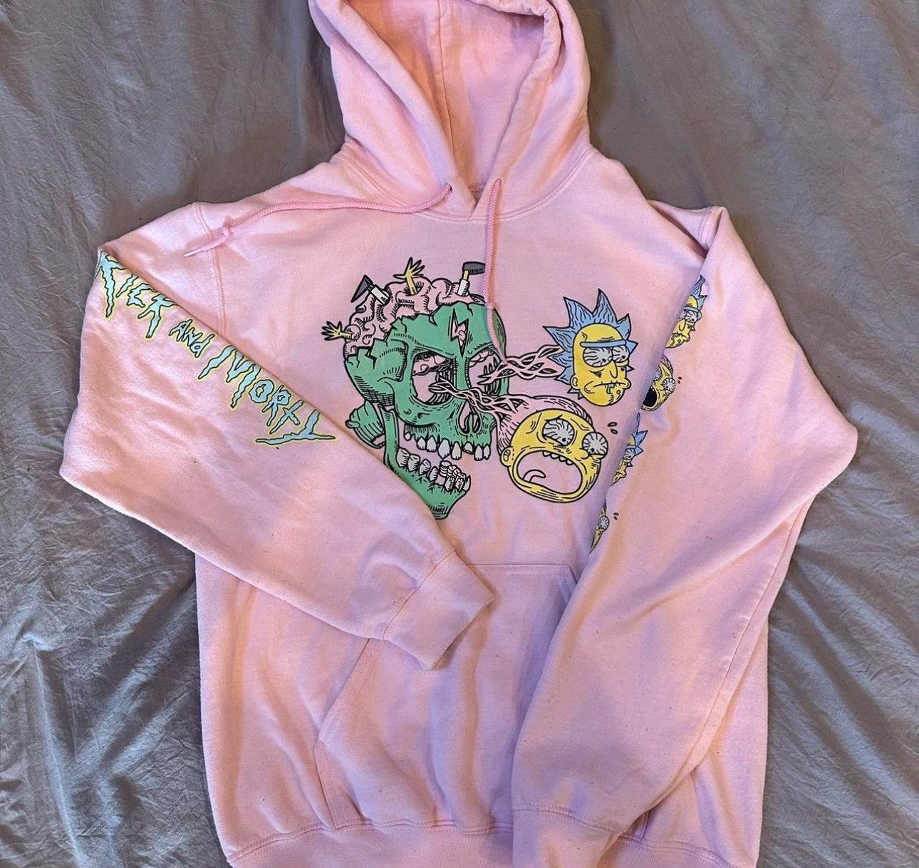 Other Pink rick & morty adult swim hoodie Size S / US 4 / IT 40 - 1 Thumbnail
