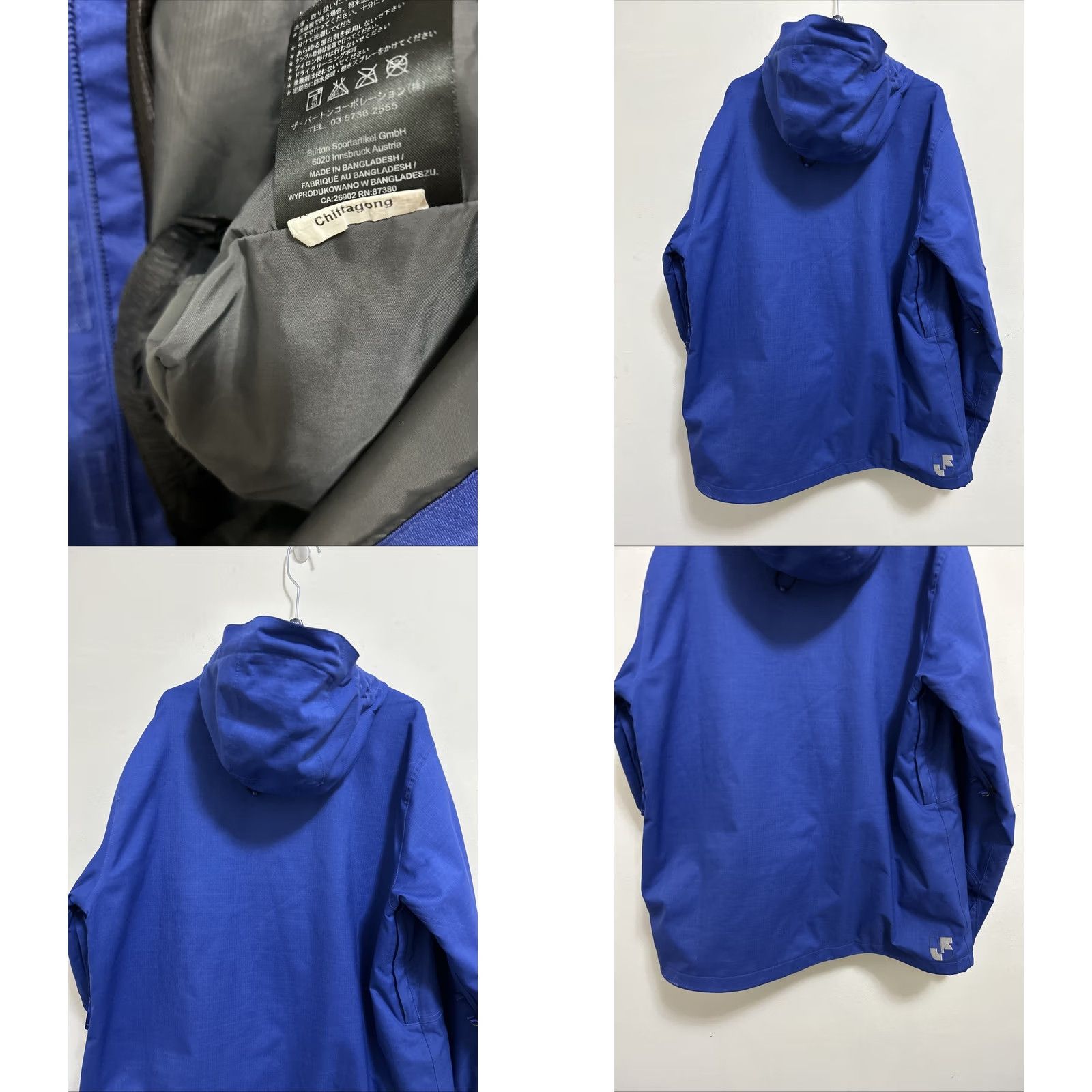 Burton Burton Dryride Jacket Mens M Gray Full Zip Hooded Insulated Ski Snowboard Coat Size US M / EU 48-50 / 2 - 8 Thumbnail