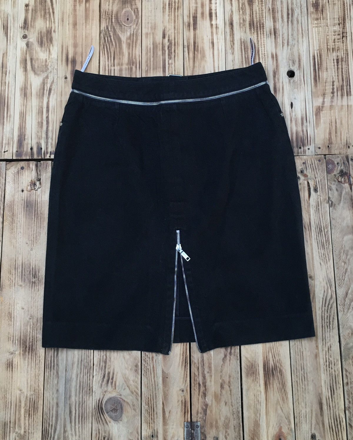 Celine Celine F/W 2003 Zipper Waistband Skirt Size 30" / US 8 / IT 44 - 3 Thumbnail