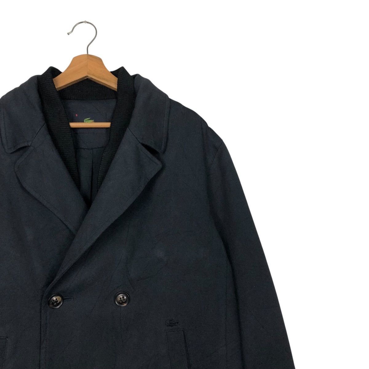 Japanese Brand × Vintage 📌Vintage Chore Work Jacket Lacoste Rich Black Issey Miyake Size US M / EU 48-50 / 2 - 7 Thumbnail