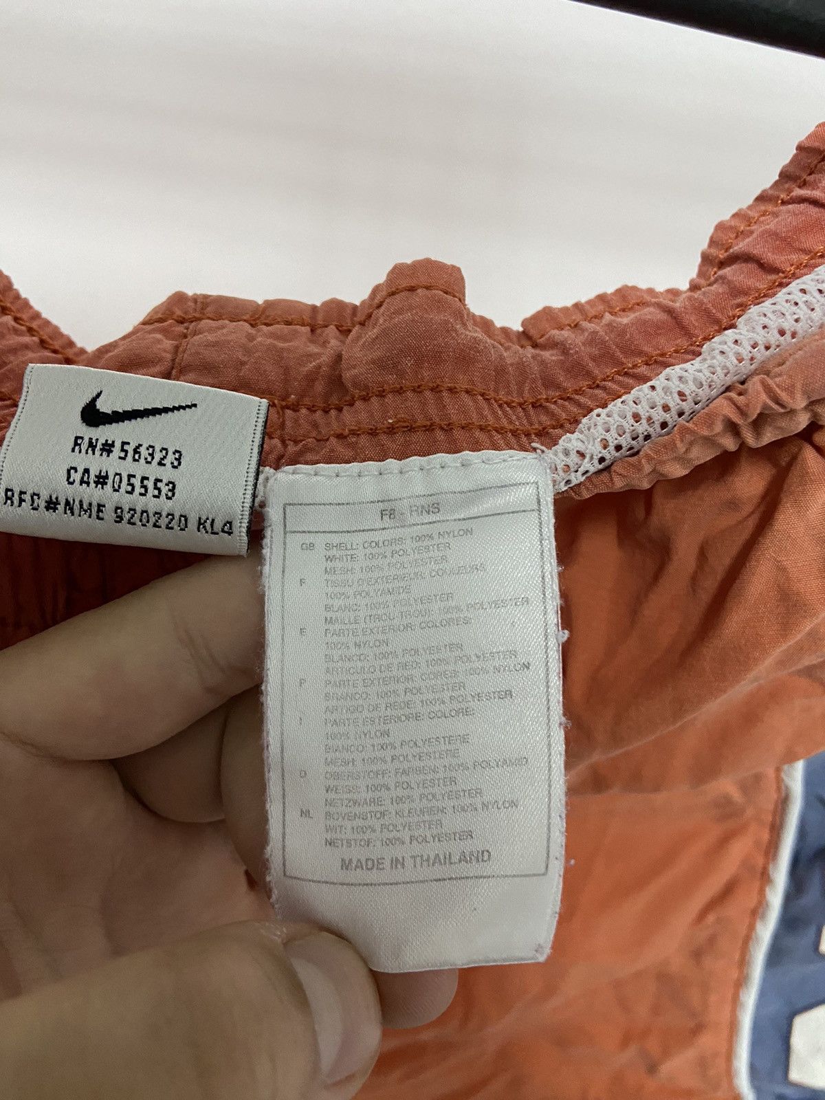 Nike × Vintage Nike Shorts Vintage Big Logo Street Style Y2K Nylon Size US 34 / EU 50 - 6 Thumbnail