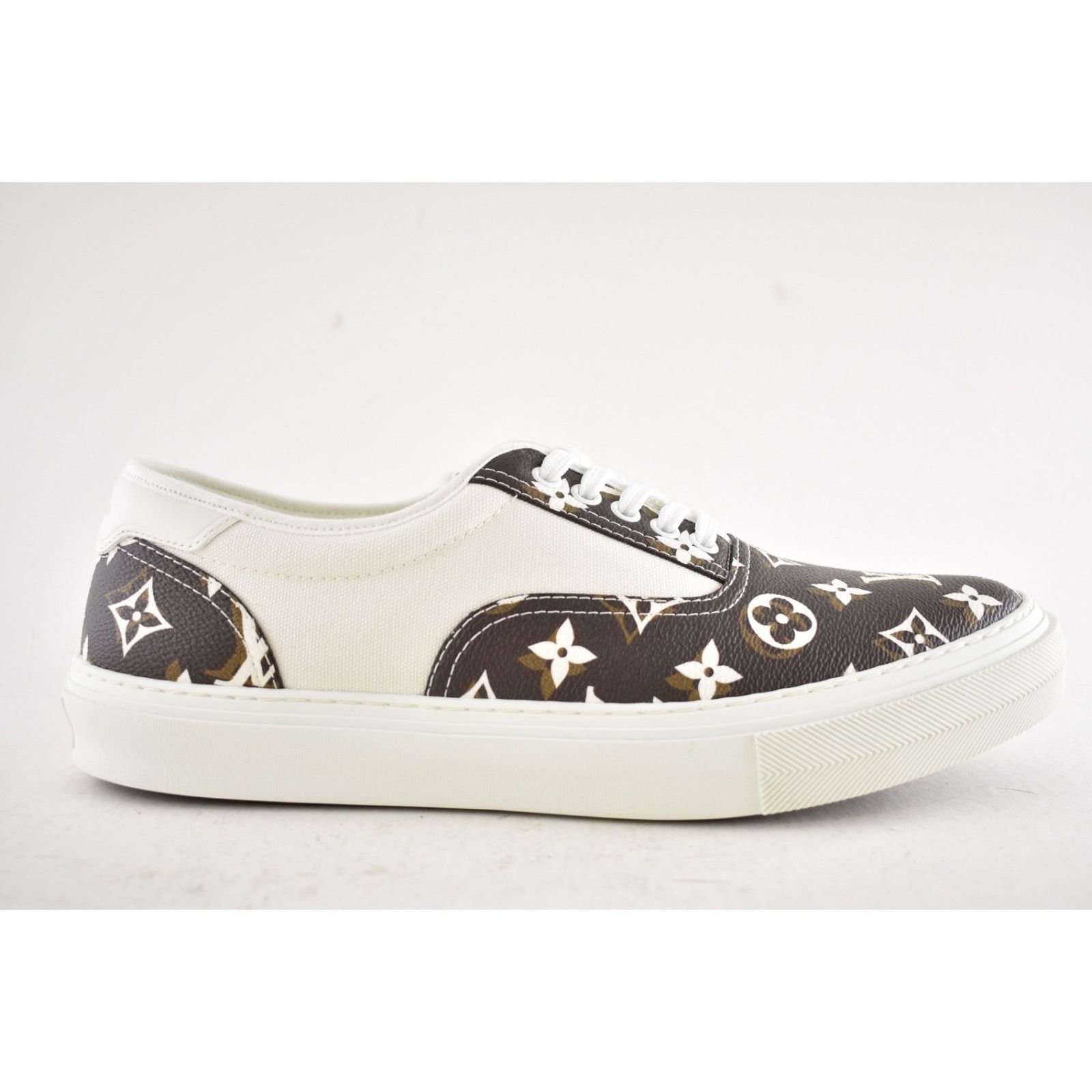 Louis Vuitton Louis Vuitton Trocadero Richelieu White Monogram Logo Low Size US 10 / EU 43 - 2 Thumbnail