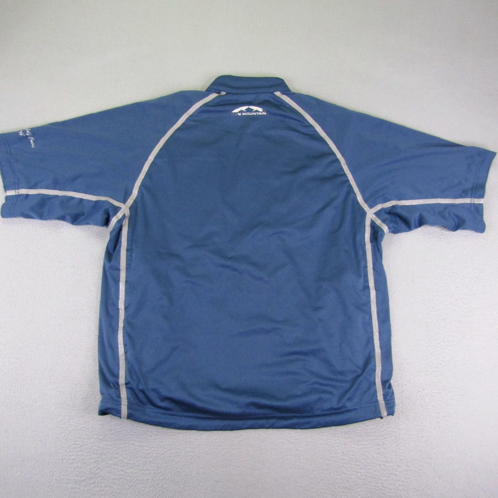 Vintage VINTAGE Sun Mountain Rainflex Jacket Mens Small Blue 1/4 Zip Waterproof Windbreaker Golf Mens Size US S / EU 44-46 / 1 - 5 Thumbnail