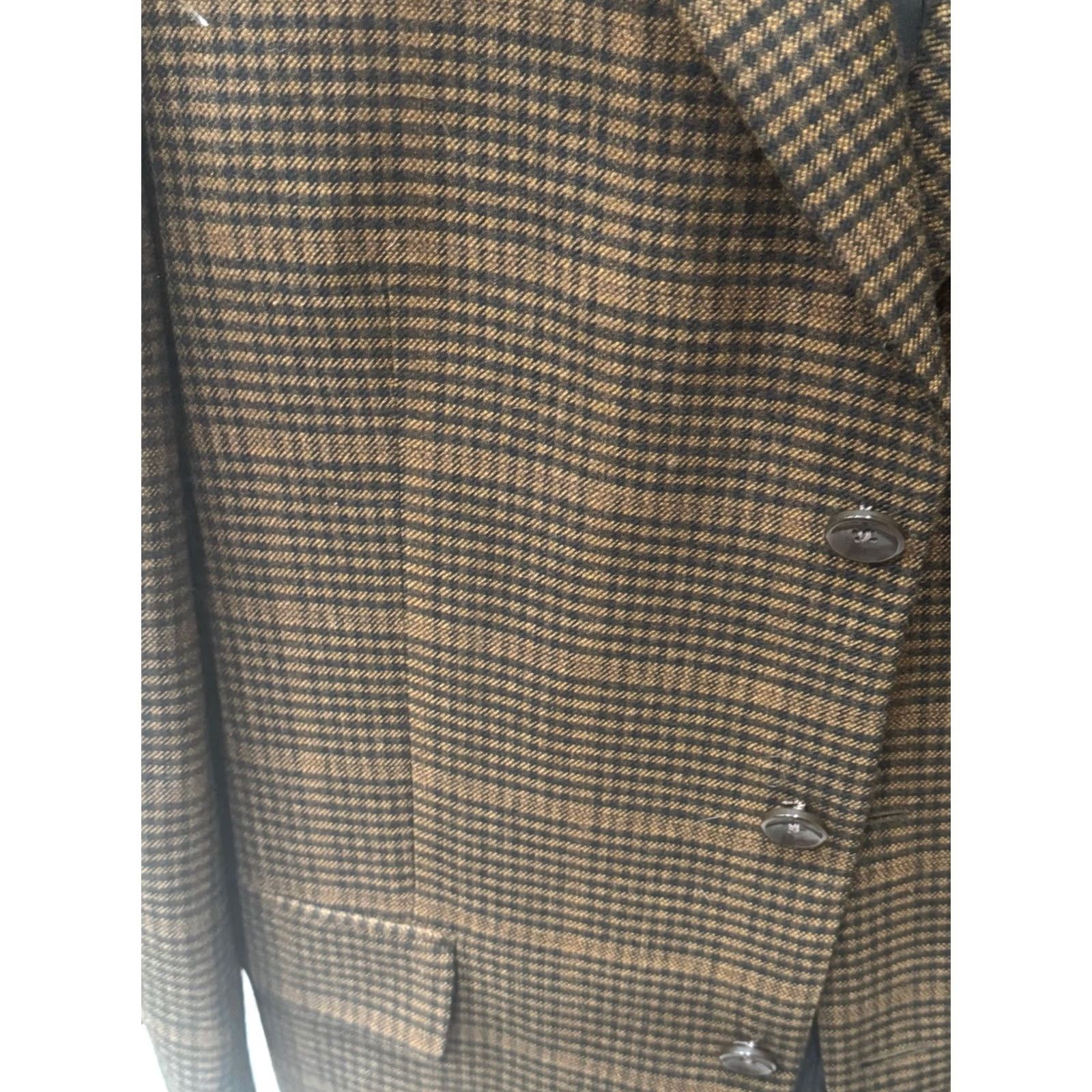 Loro Piana Arnold Brandt Loro Piana 100% Cashmere Dark Plaid Jacket Coat 44 R Mens XS? Size US S / EU 44-46 / 1 - 2 Thumbnail