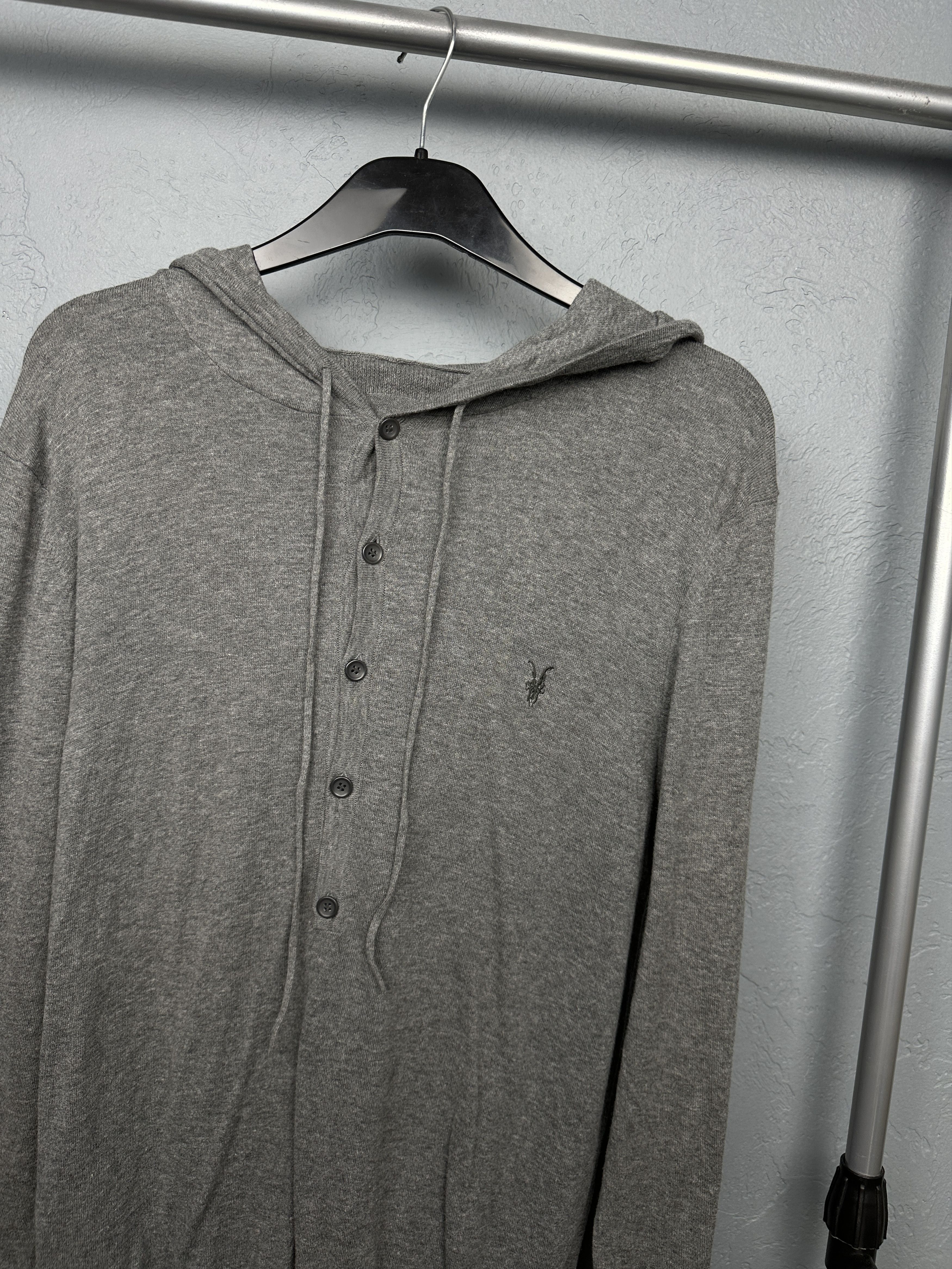 Allsaints Allsaints Mens Devise Knit Hoodie Size US M / EU 48-50 / 2 - 2 Thumbnail