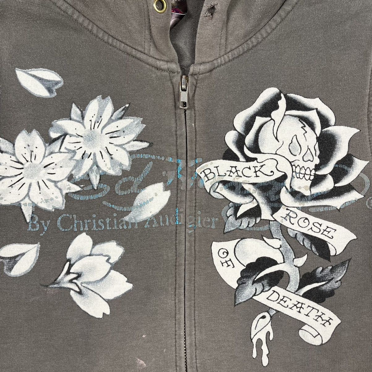 Ed Hardy Vintage Ed Hardy y2k dragon tattoo hoodie 90’s Size S / US 4 / IT 40 - 11 Thumbnail