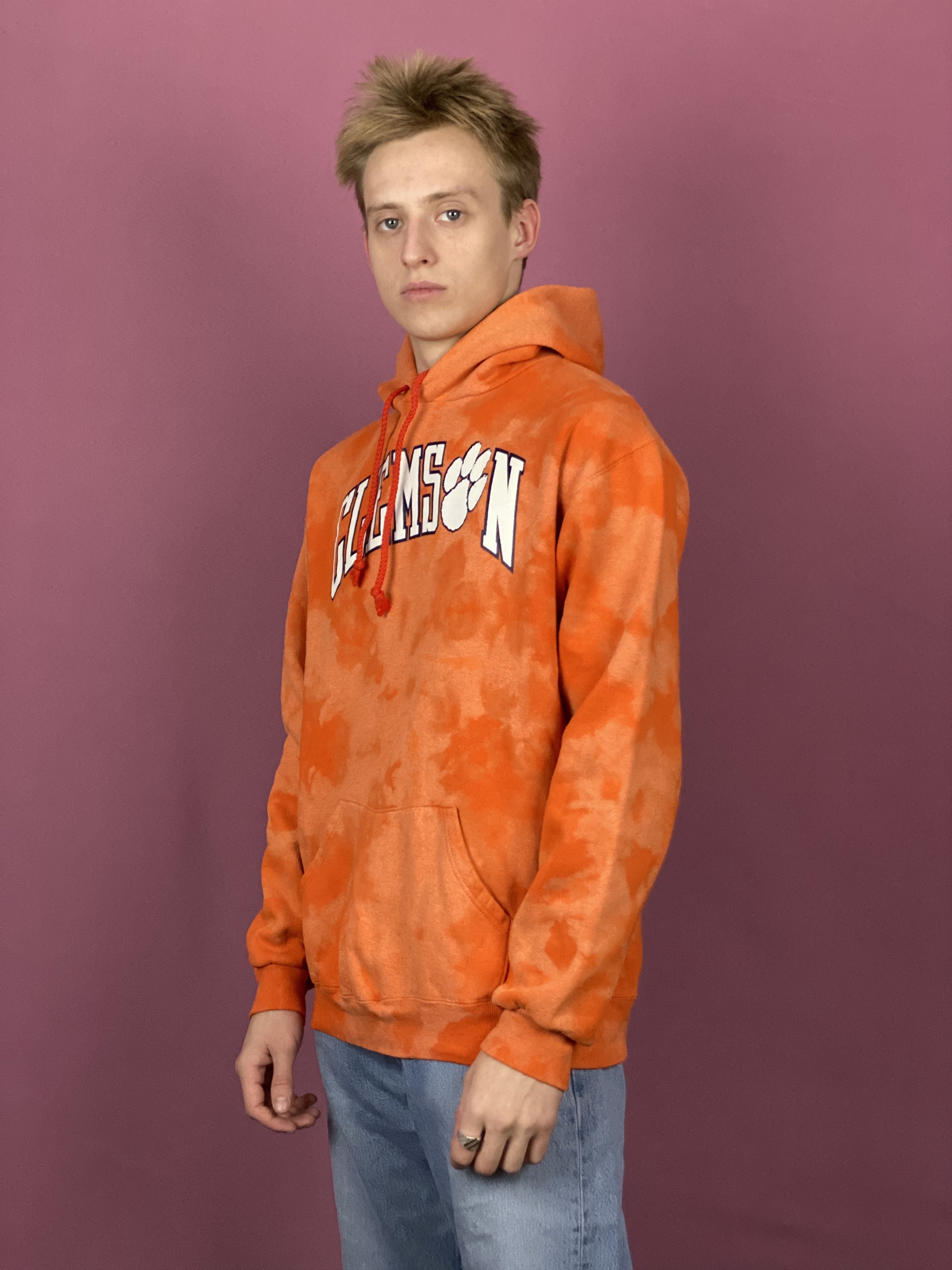 Russell Athletic × Vintage 80s Clemson University Russell Athletic Vintage Hoodie - L Size US L / EU 52-54 / 3 - 2 Thumbnail