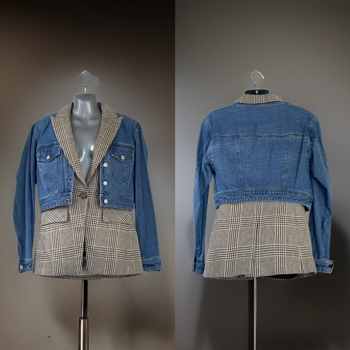 Veronica Beard Keaton Combo Dickey Jacket Size XS / US 0-2 / IT 36-38 - 15 Thumbnail