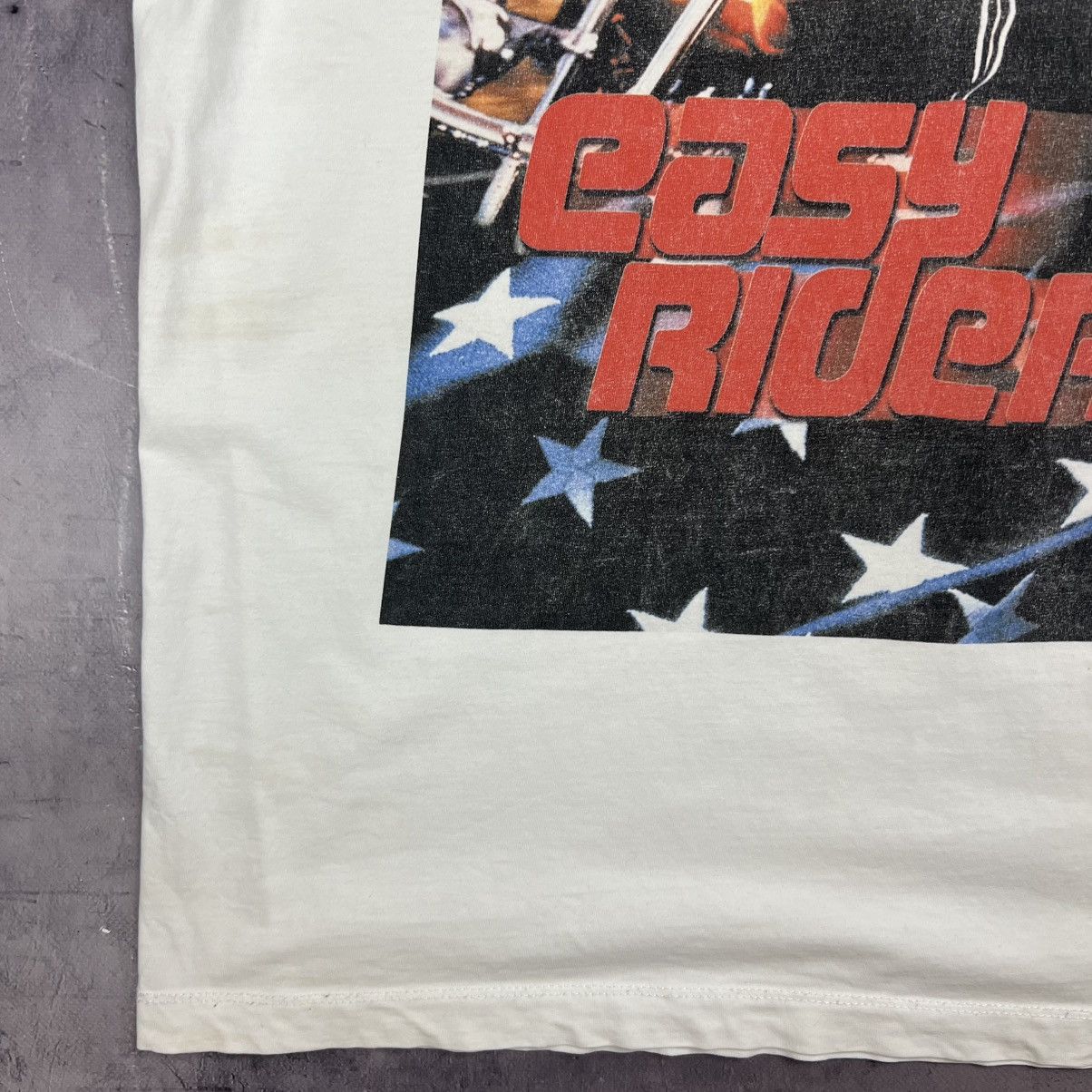Marcelo Burlon Rare! Marcelo Burlon x Easy Rider Big Logo Tee Luxury Size US L / EU 52-54 / 3 - 11 Thumbnail