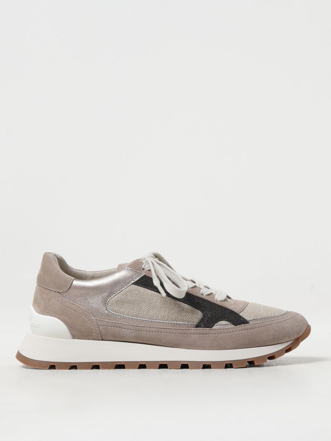 image of Brunello Cucinelli Sneakers Woman Beige, Women's (Size 11)