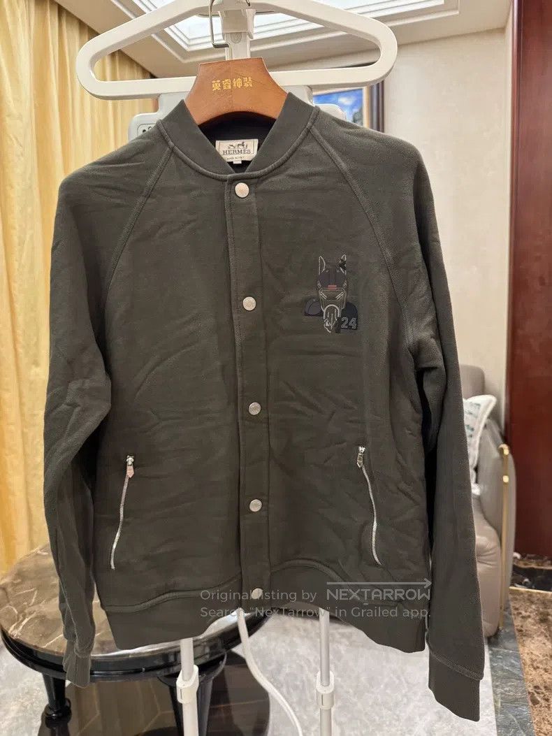 Hermes Hermes Men's Casual Baseball Jacket Size US L / EU 52-54 / 3 - 1 Thumbnail