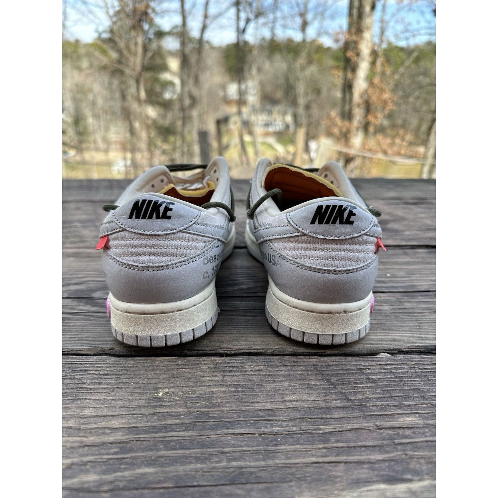 Nike × Off-White Nike Off-White x Dunk Low Lot 22 of 50 - Size 8.5 Size US 8.5 / EU 41-42 - 5 Thumbnail