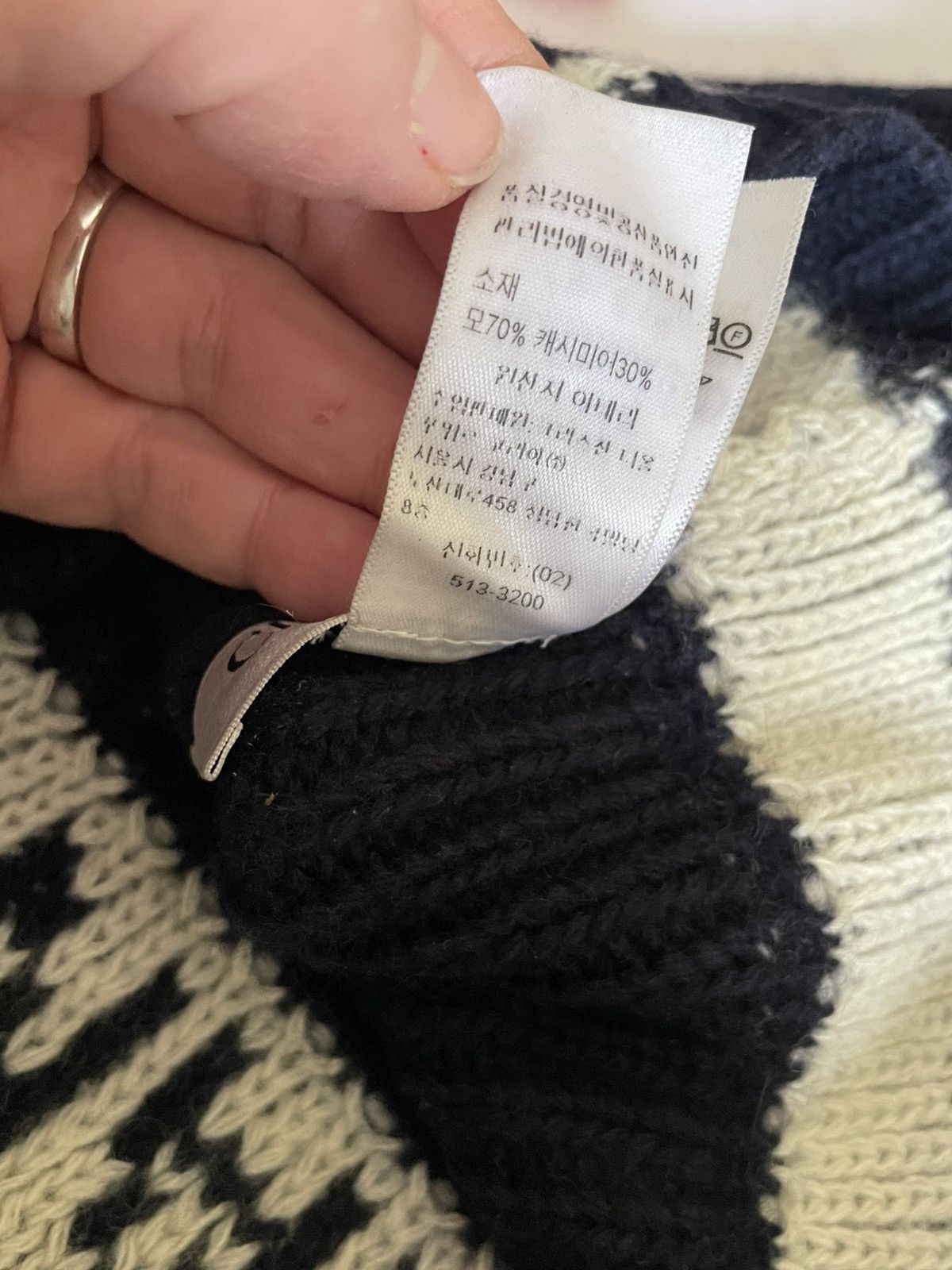 Dior CHRISTIAN DIOR WOOL CASHMERE BEANIE Size ONE SIZE - 6 Thumbnail