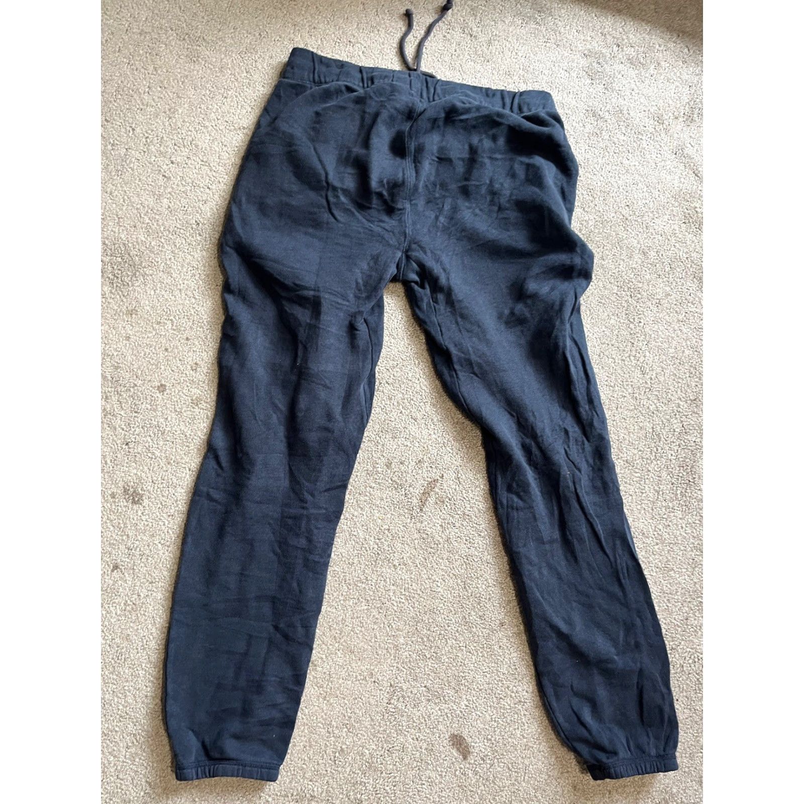 Abercrombie & Fitch Abercrombie & Fitch Sweatpants Lounge Pants Size S Navy Blue Logo Green Women XS? Size 28" / US 6 / IT 42 - 3 Thumbnail