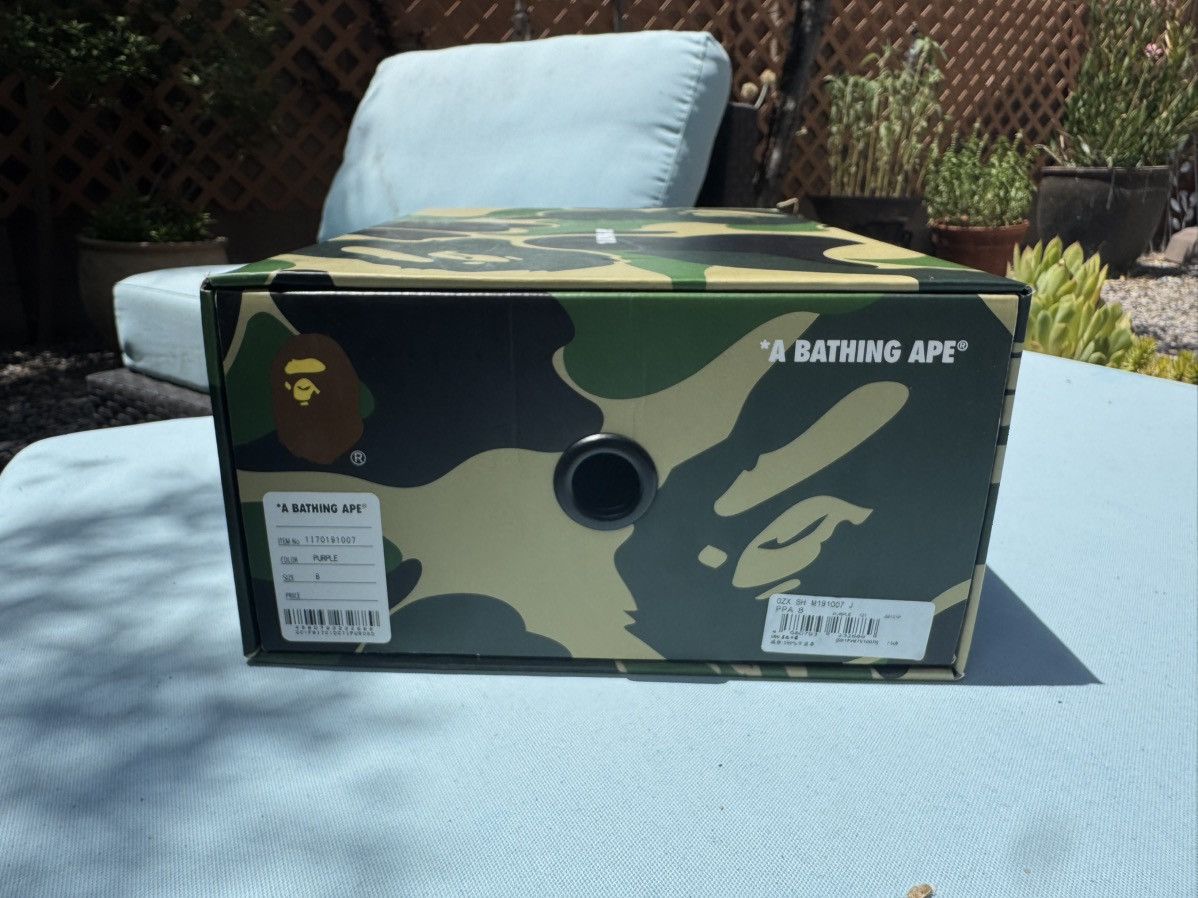 Bape A Bathing Ape Bape Sta White Purple (2022) Size US 8 / EU 41 - 7 Thumbnail