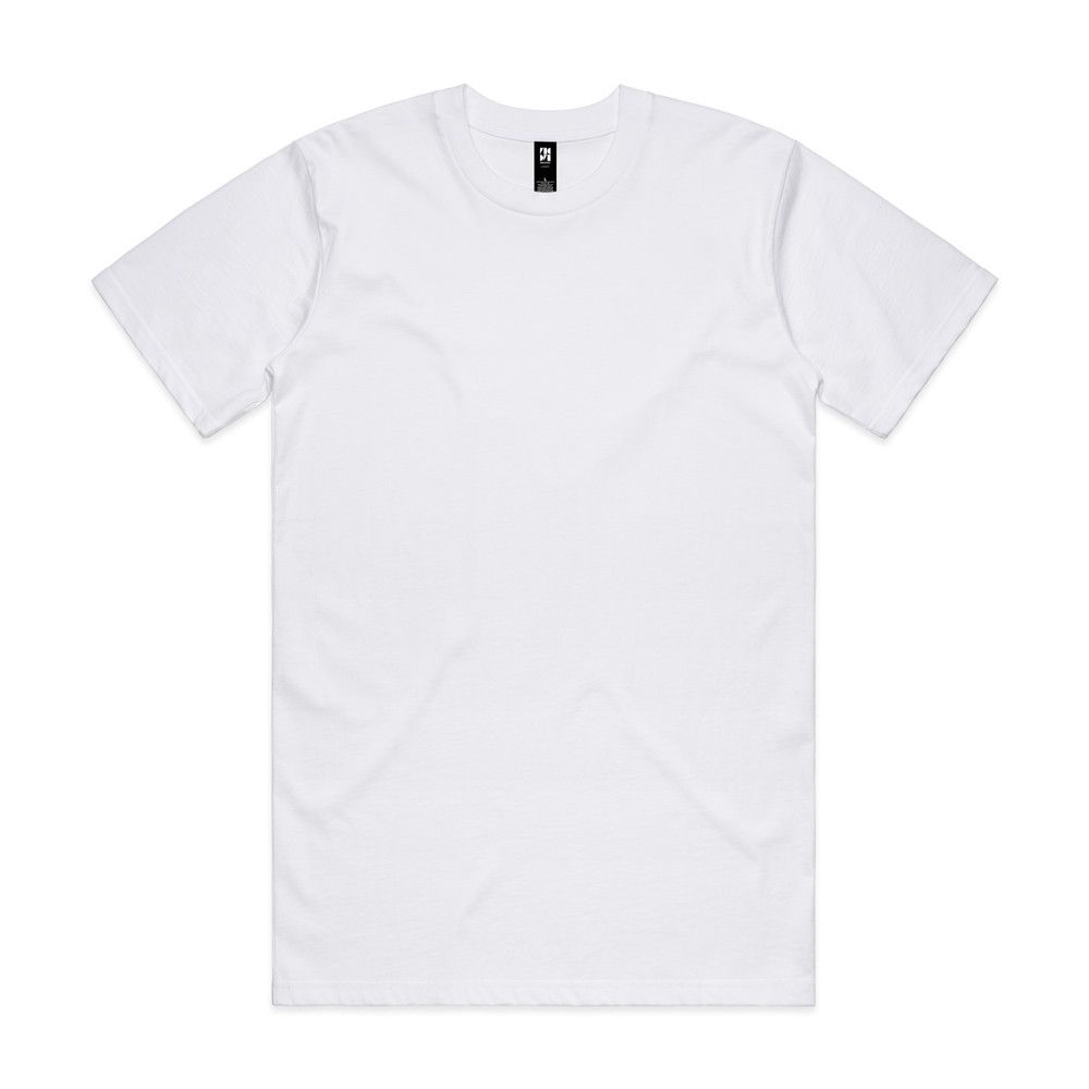AS Colour White Plain T-shirt, High Quality/Comfortable, AS Colour Size US M / EU 48-50 / 2 - 1 Thumbnail