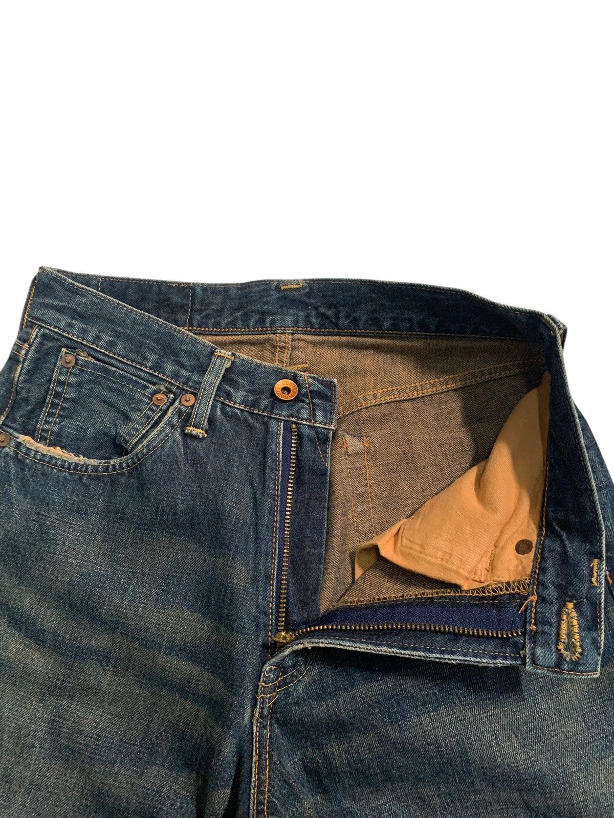 Kapital VINTAGE EDWIN 505X SELVEDGE RUSTY JAPANESE DENIM Size US 28 / EU 44 - 14 Thumbnail