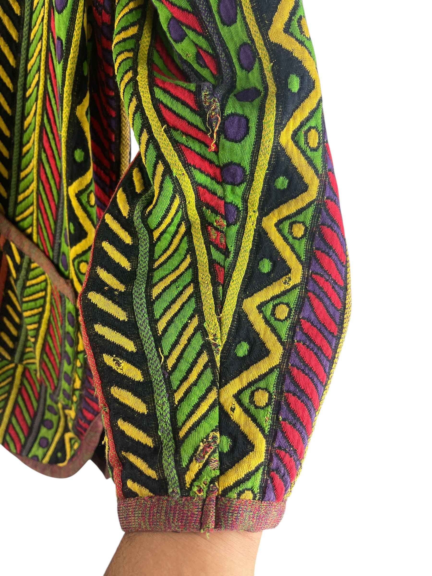 Missoni Missoni Intimo Multicolor Tribal Jacquard Knit Cardigan Size L / US 10 / IT 46 - 12 Thumbnail
