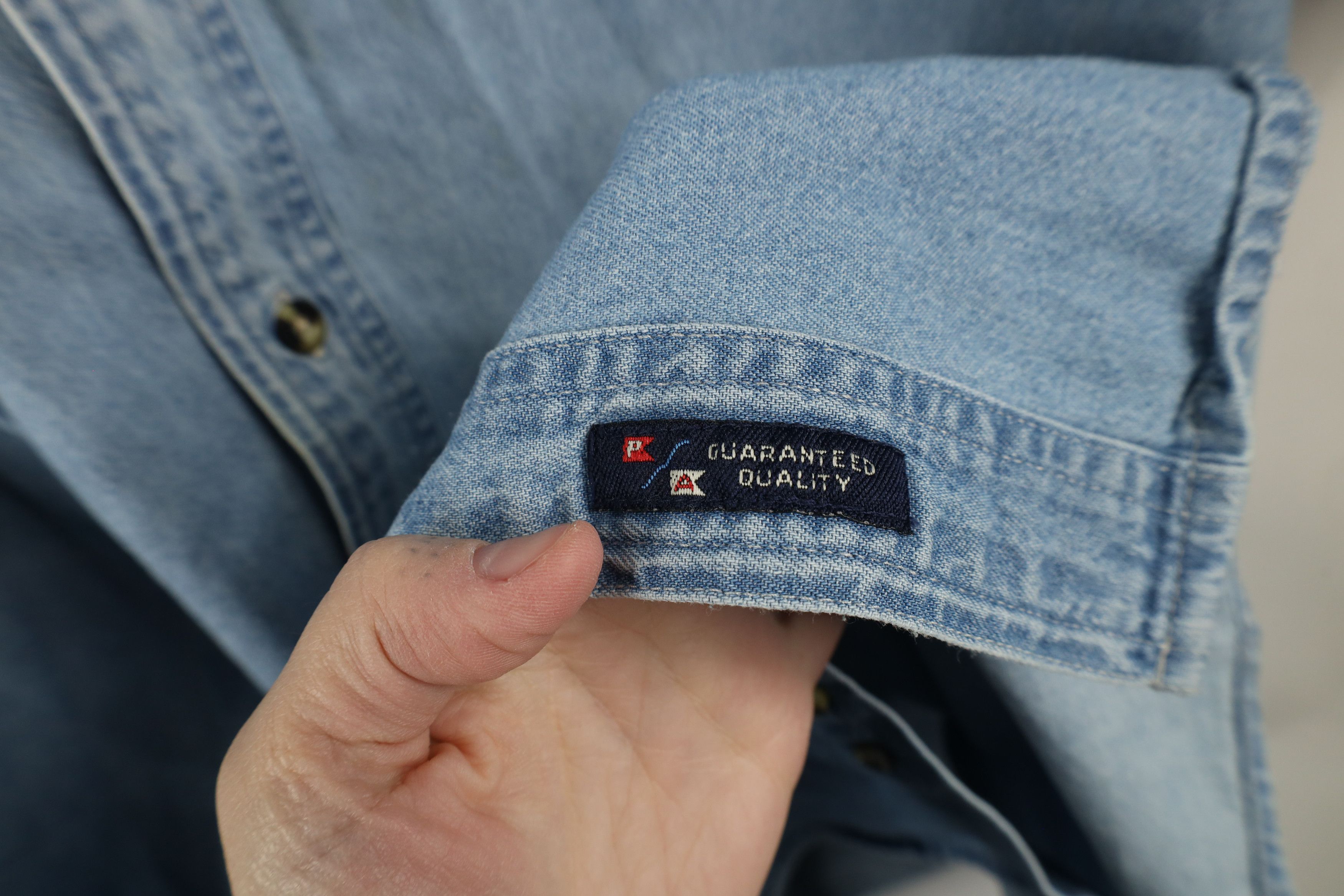Vintage Vintage Y2K 2009 German American Festival Denim Button Shirt Size US XXL / EU 58 / 5 - 7 Thumbnail