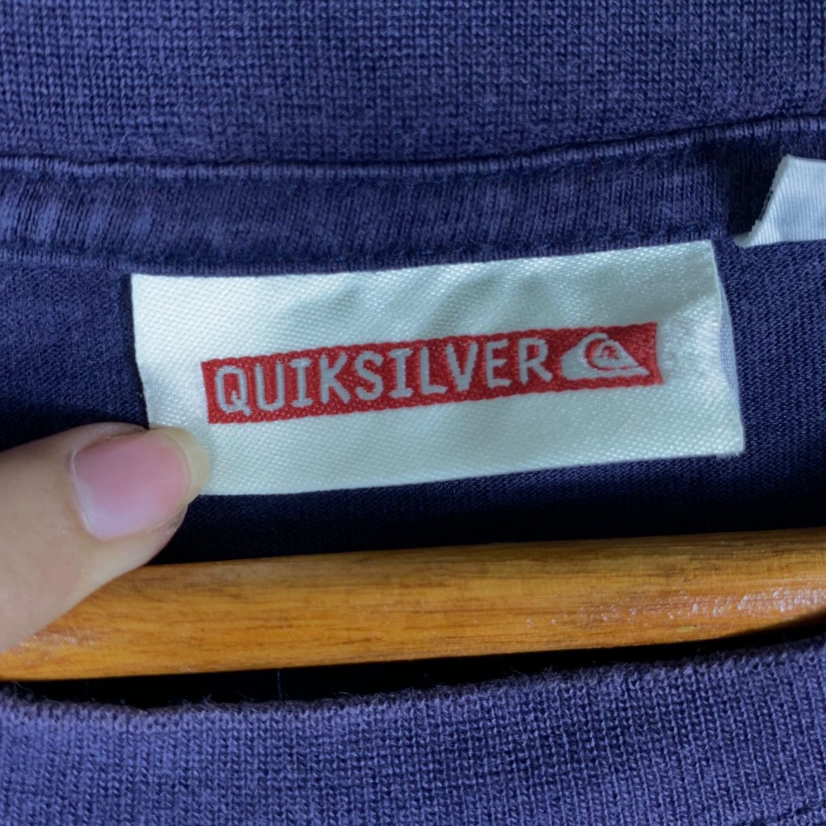 Quiksilver Vintage QUIKSILVER SURF Natural Sun Faded Tee Shirt Top Size US L / EU 52-54 / 3 - 5 Thumbnail