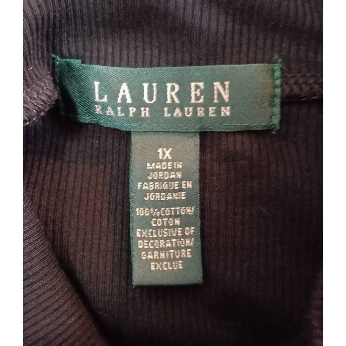 Lauren Ralph Lauren Lauren Ralph Lauren Shirt Womens 1X Classic Dark ...