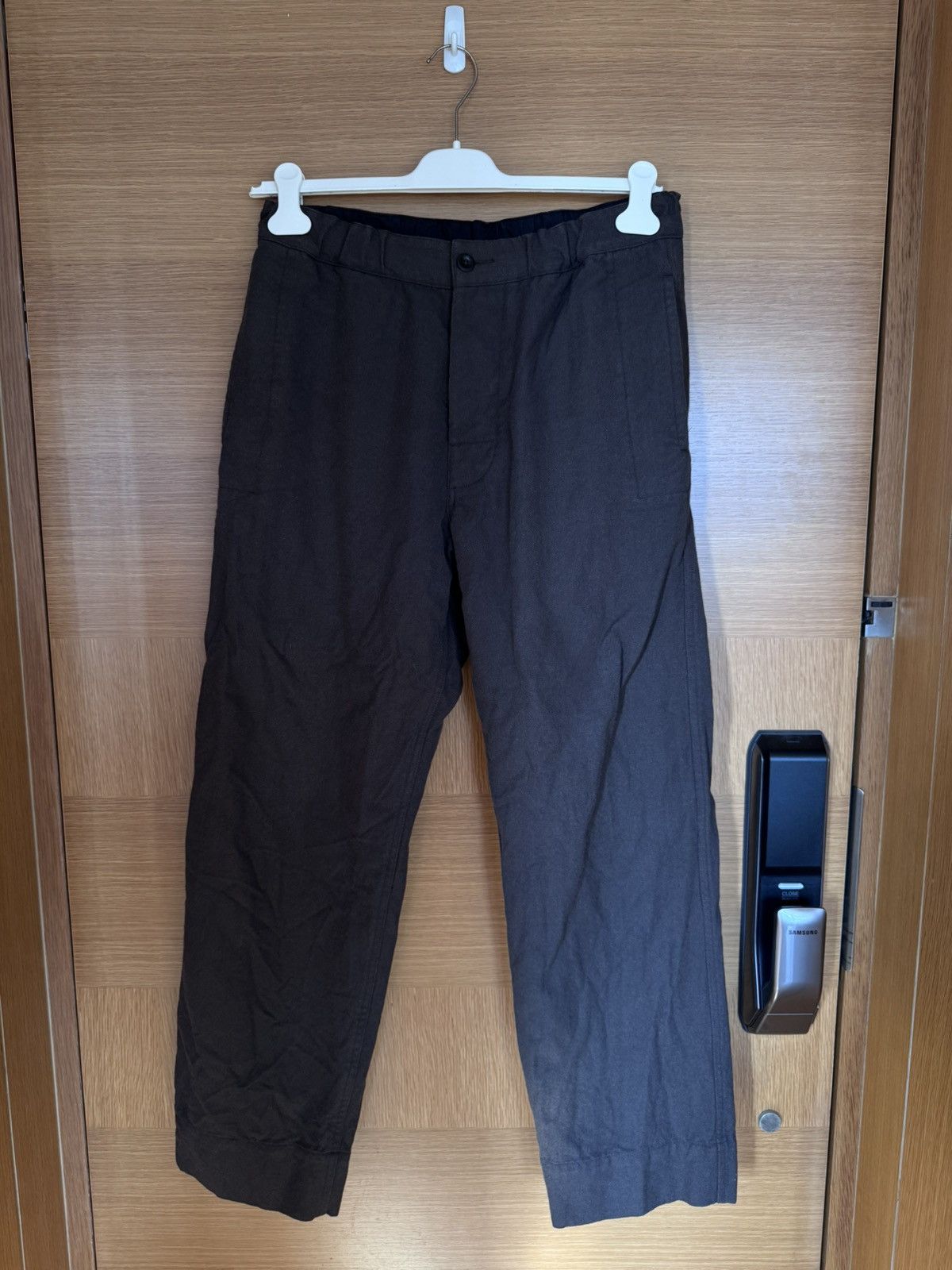 Margaret Howell MHL wool cotton drill pants Size US 34 / EU 50 - 1 Thumbnail