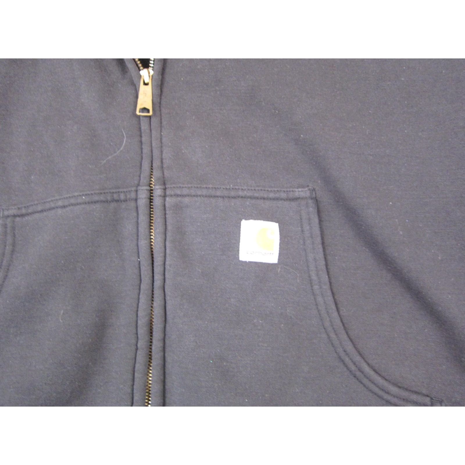 Carhartt Carhartt Hoodie Mens 3XLT Black Full Zip Lined Hooded Logo Vintage No Size US XXL / EU 58 / 5 - 3 Thumbnail