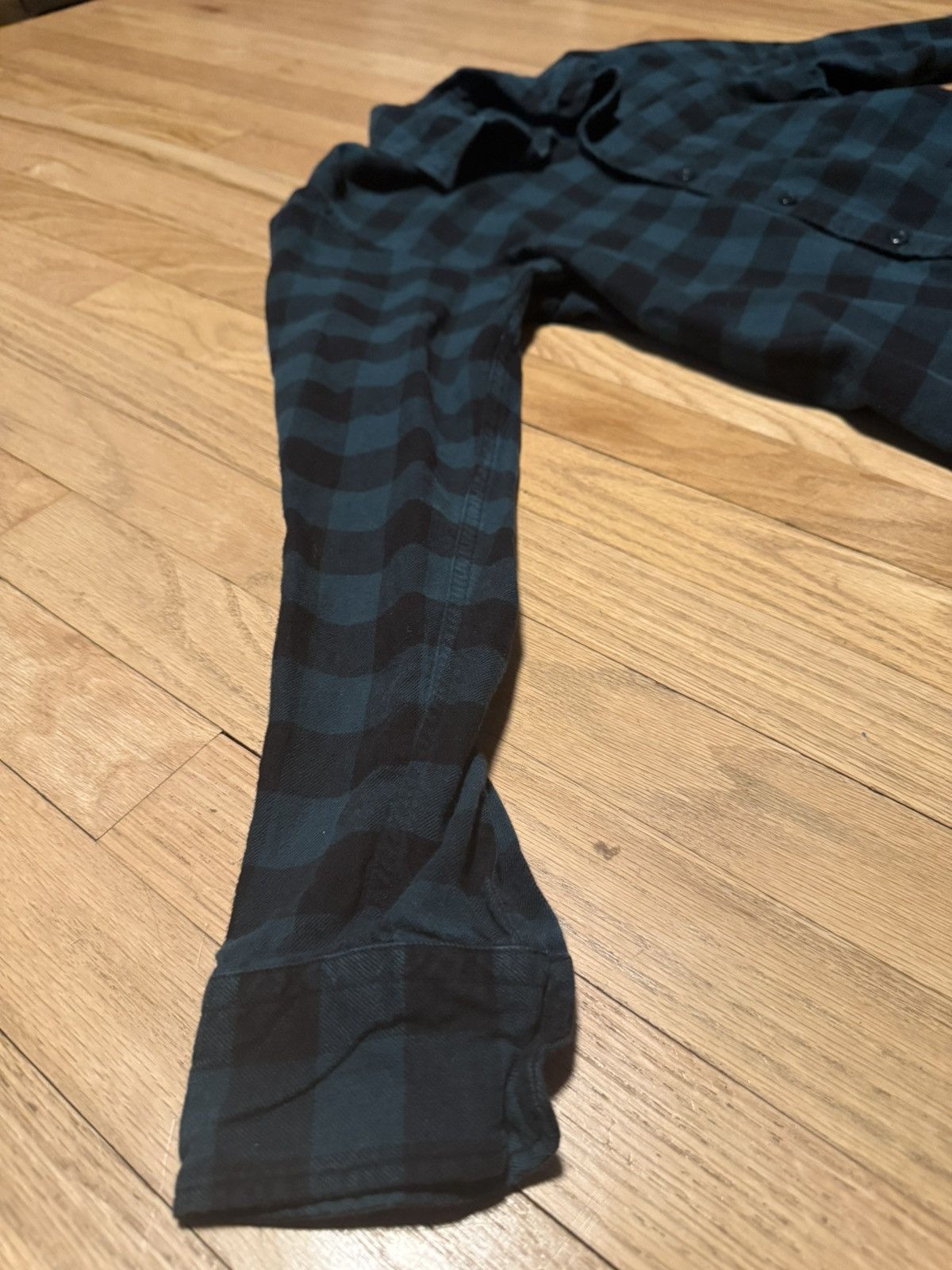 Japanese Brand × Uniqlo Uniqlo Flannel Green Checkered Button Up Shirt Size US S / EU 44-46 / 1 - 3 Thumbnail