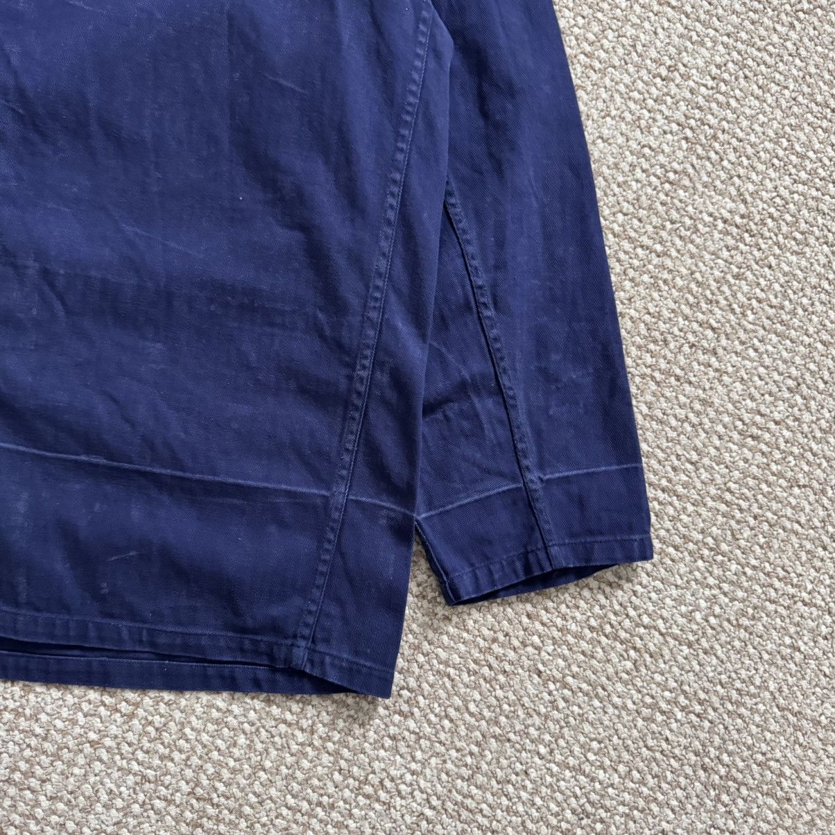 French vintage herringbone faded works chore jacket