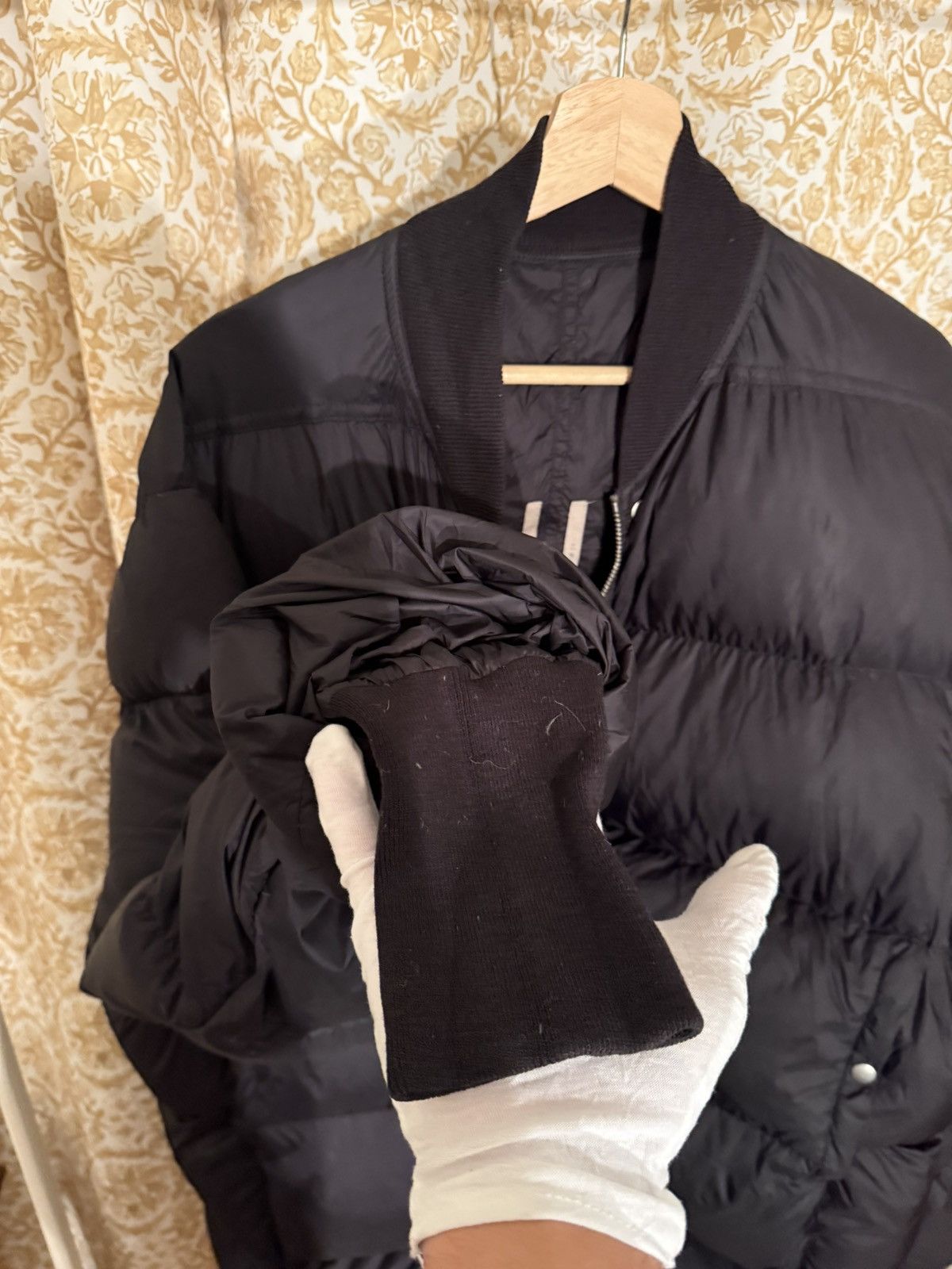 Rick Owens Fall Winter 2021 Gethsemane Flight Bomber Down Jacket Size US M / EU 48-50 / 2 - 8 Thumbnail