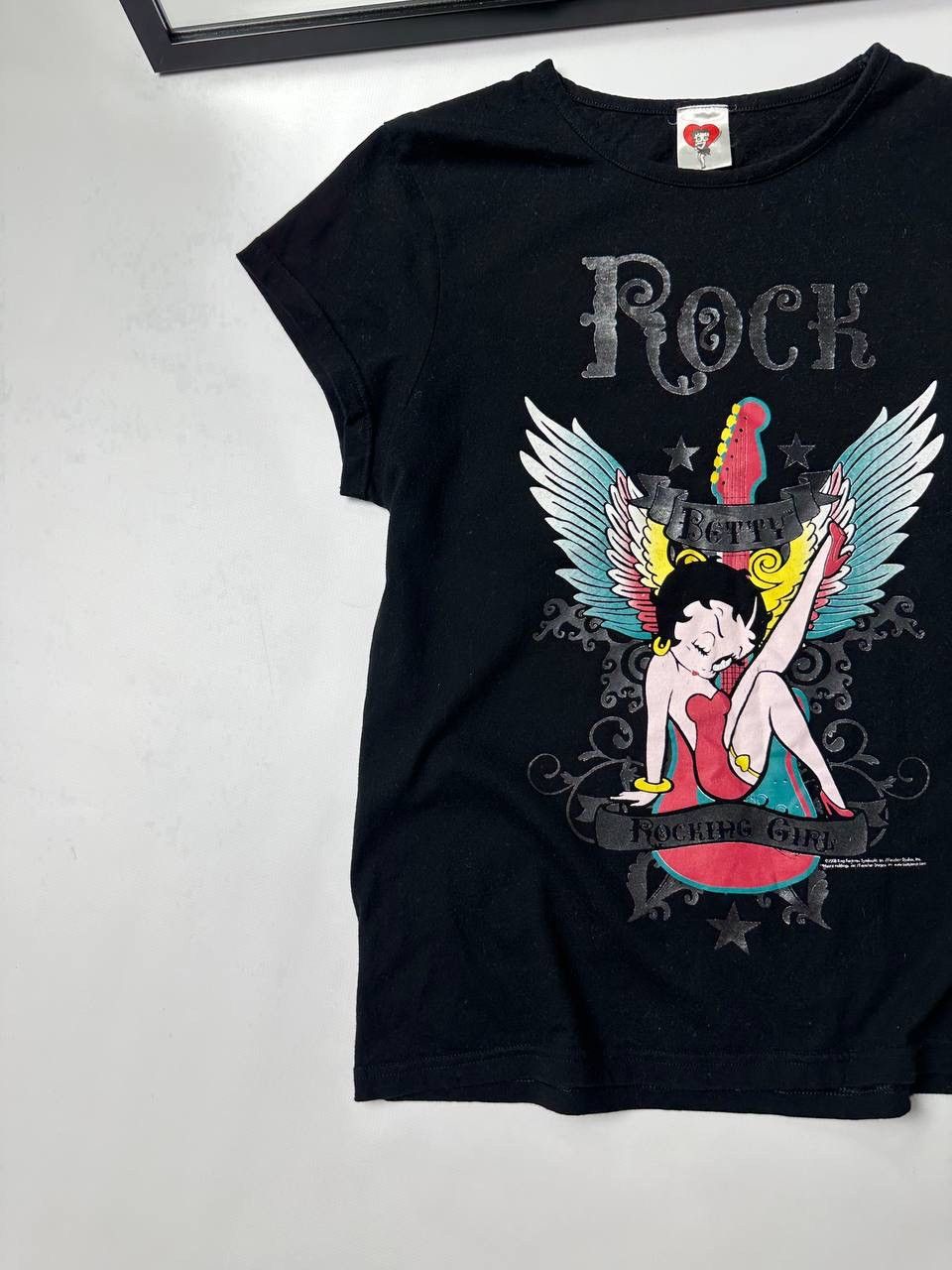 Vintage 🔥Vintage 00s Betty Boop Ed Hardy Vibe Rock T Shirt Size M / US 6-8 / IT 42-44 - 2 Thumbnail