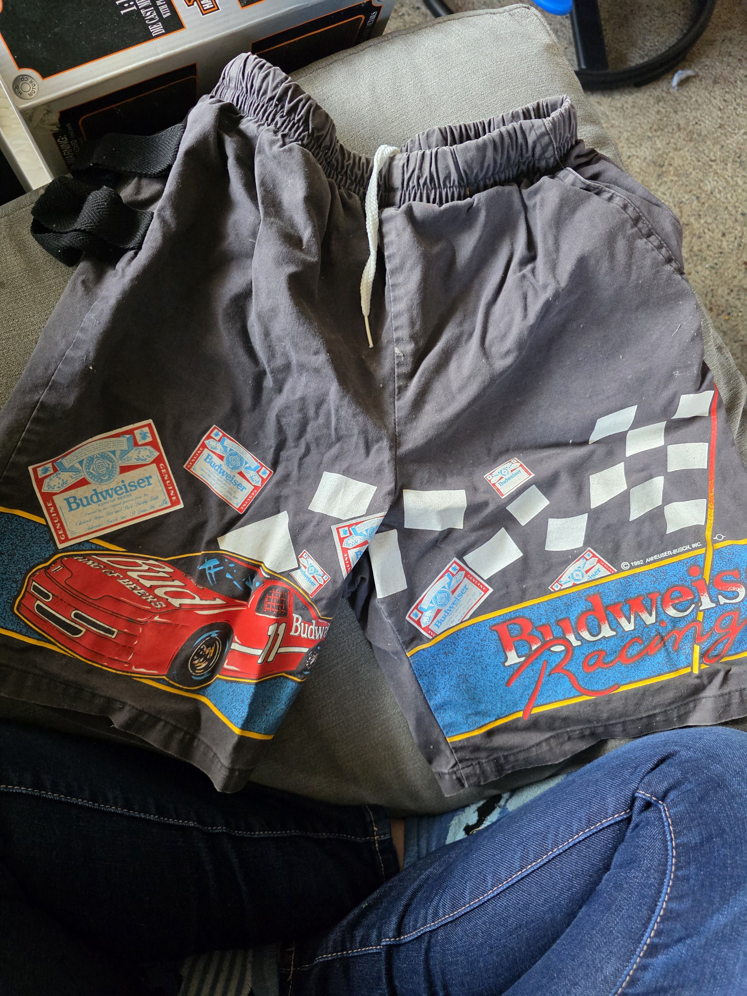 Budweiser EXTREMELY RARE 1992 Budweiser Shorts With Beer Can Holder Size US 34 / EU 50 - 1 Thumbnail