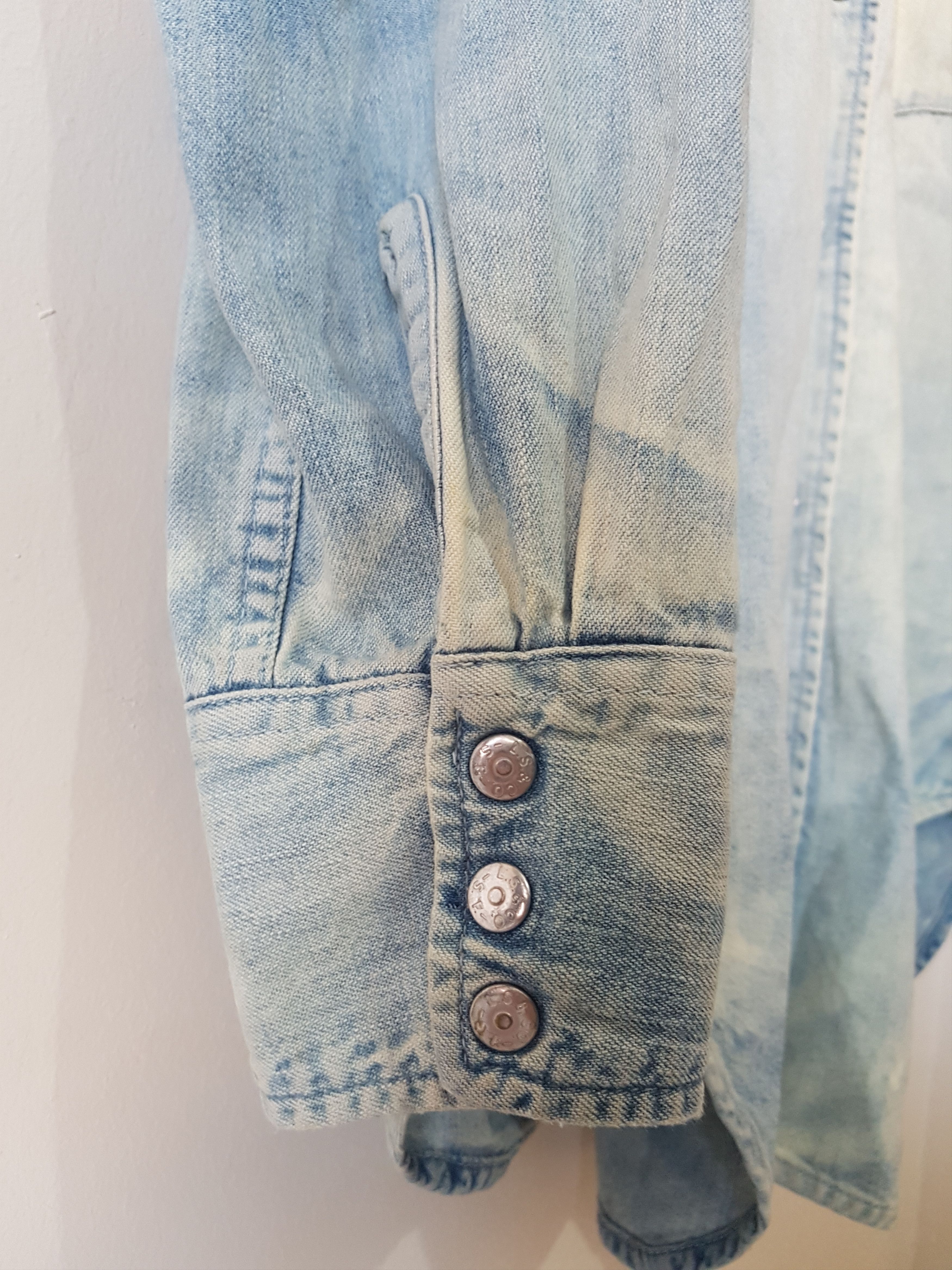 Levi's Vintage Clothing LVC 50's Shorthorn Western Denim Shirt Size US M / EU 48-50 / 2 - 11 Thumbnail