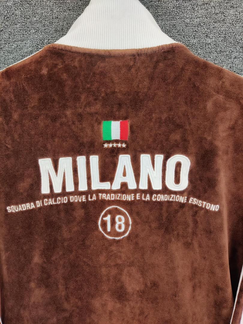 Vintage Vintage Milano Football Track Jacket Size US L / EU 52-54 / 3 - 6 Thumbnail