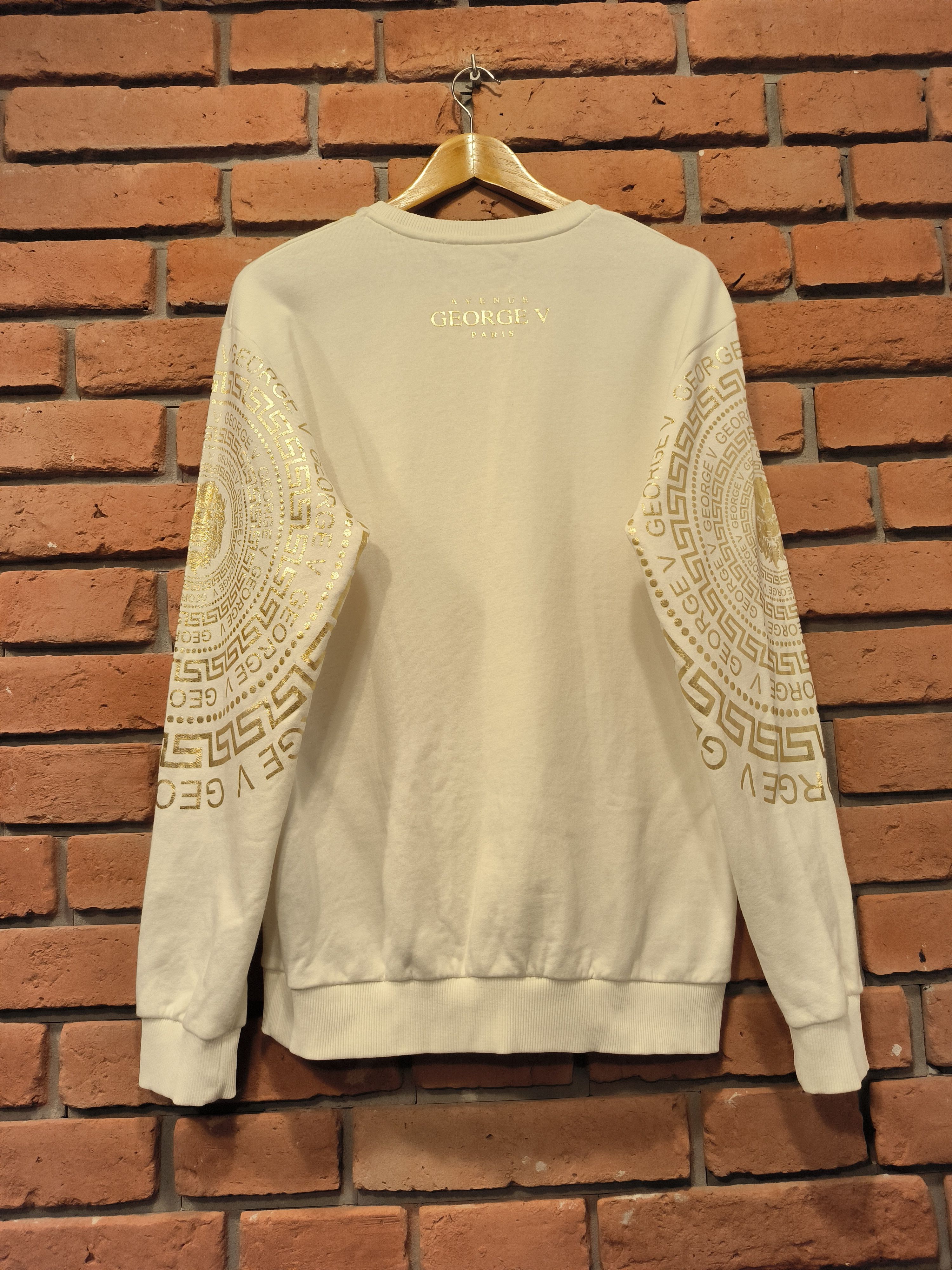 Other Avenue George V Paris Print Logo Crewneck Sweatshirt Size US XL / EU 56 / 4 - 2 Thumbnail