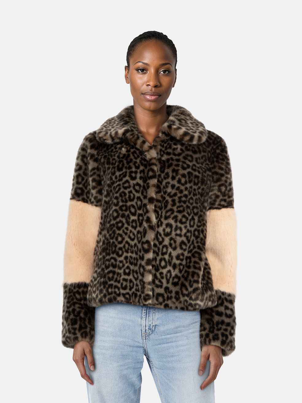 Shrimps Leopard Pattern Faux Fur Jacket Size M / US 6-8 / IT 42-44 - 1 Thumbnail